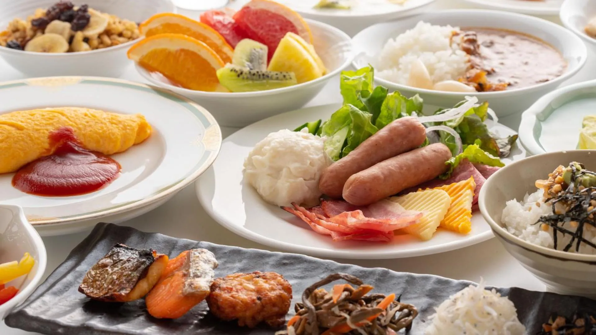 Buffet breakfast in Hotel Floracion Nasu