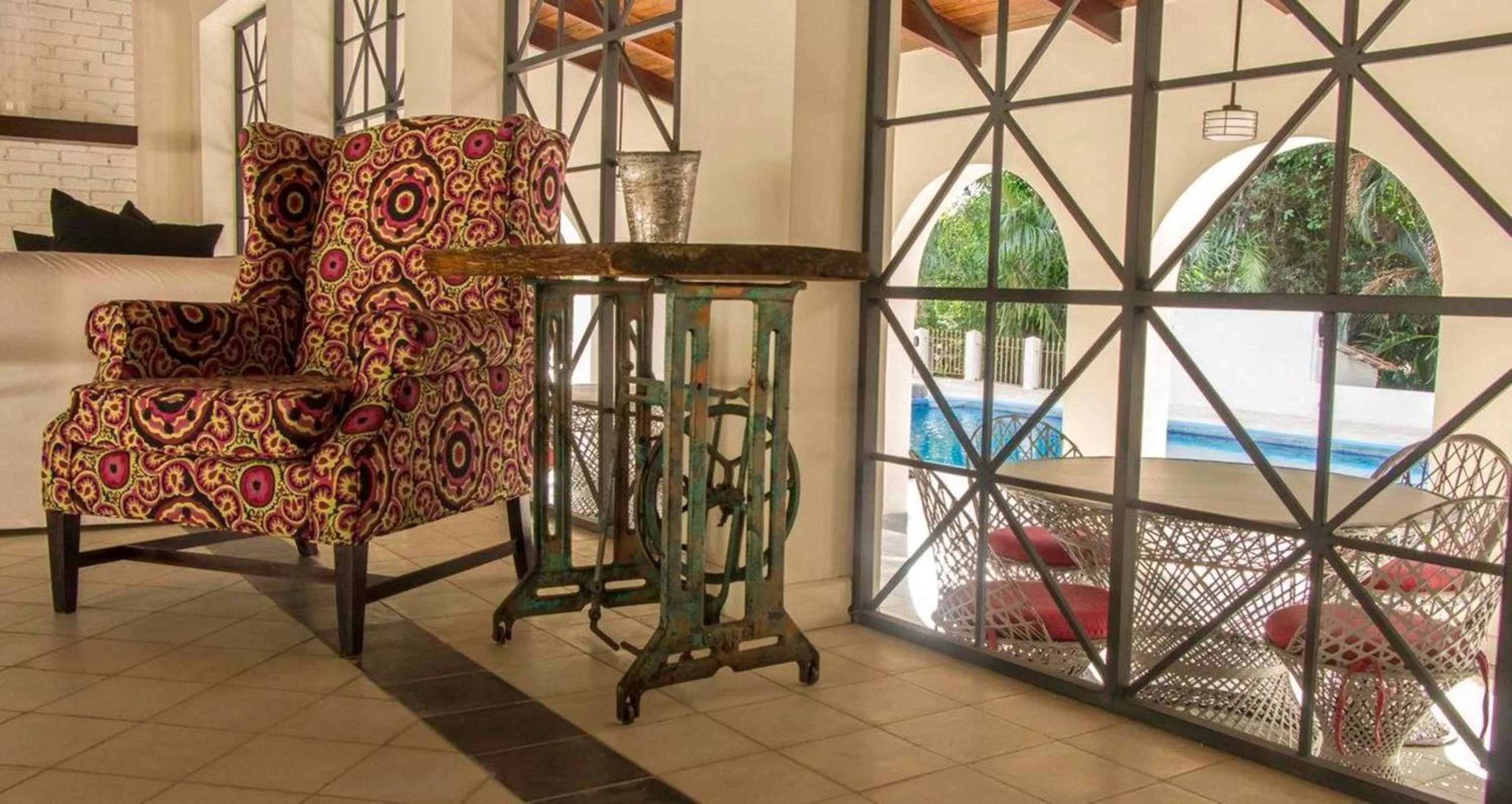 Decorative detail in Villa San Ignacio