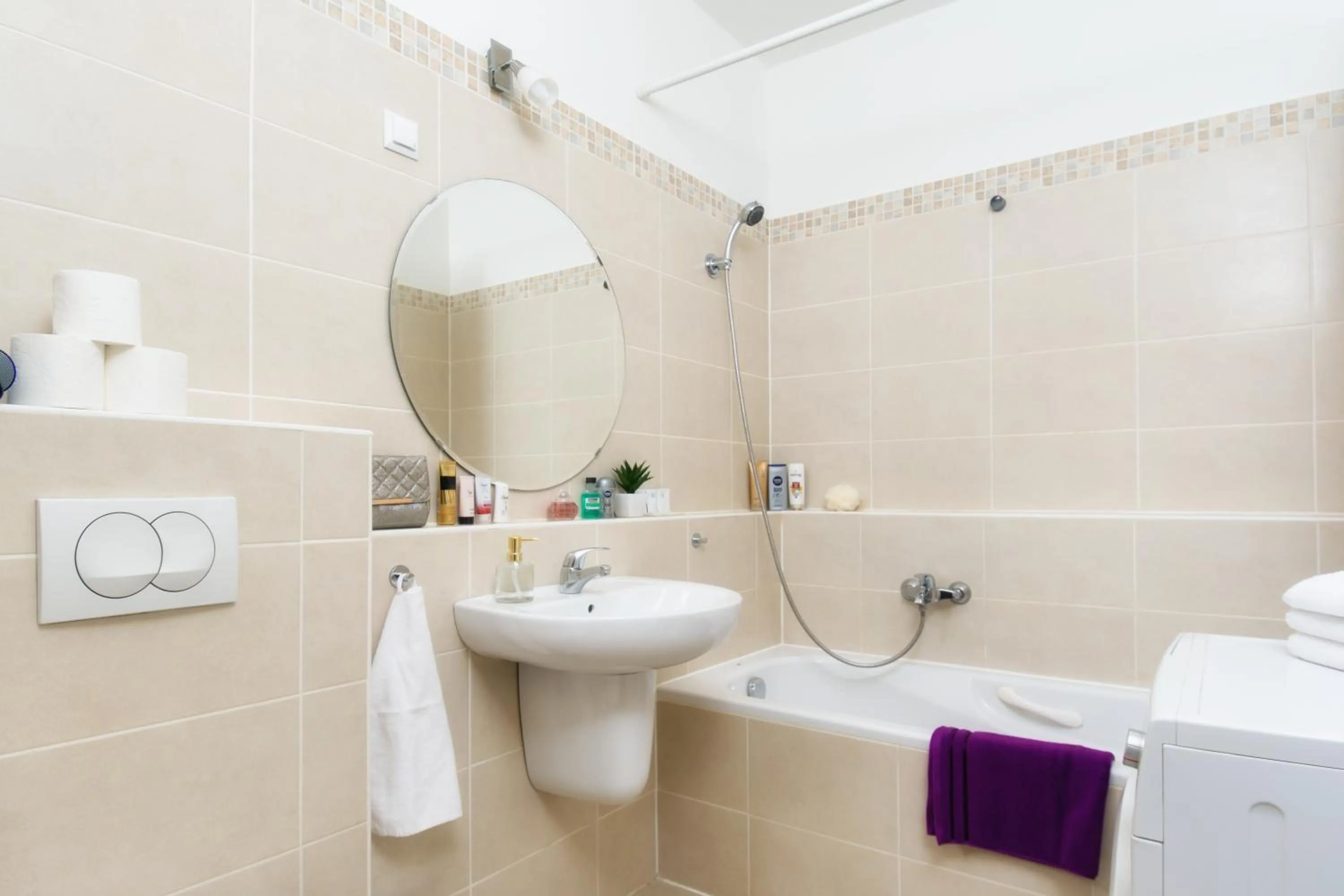 Bathroom in Trendy Deluxe Apartments