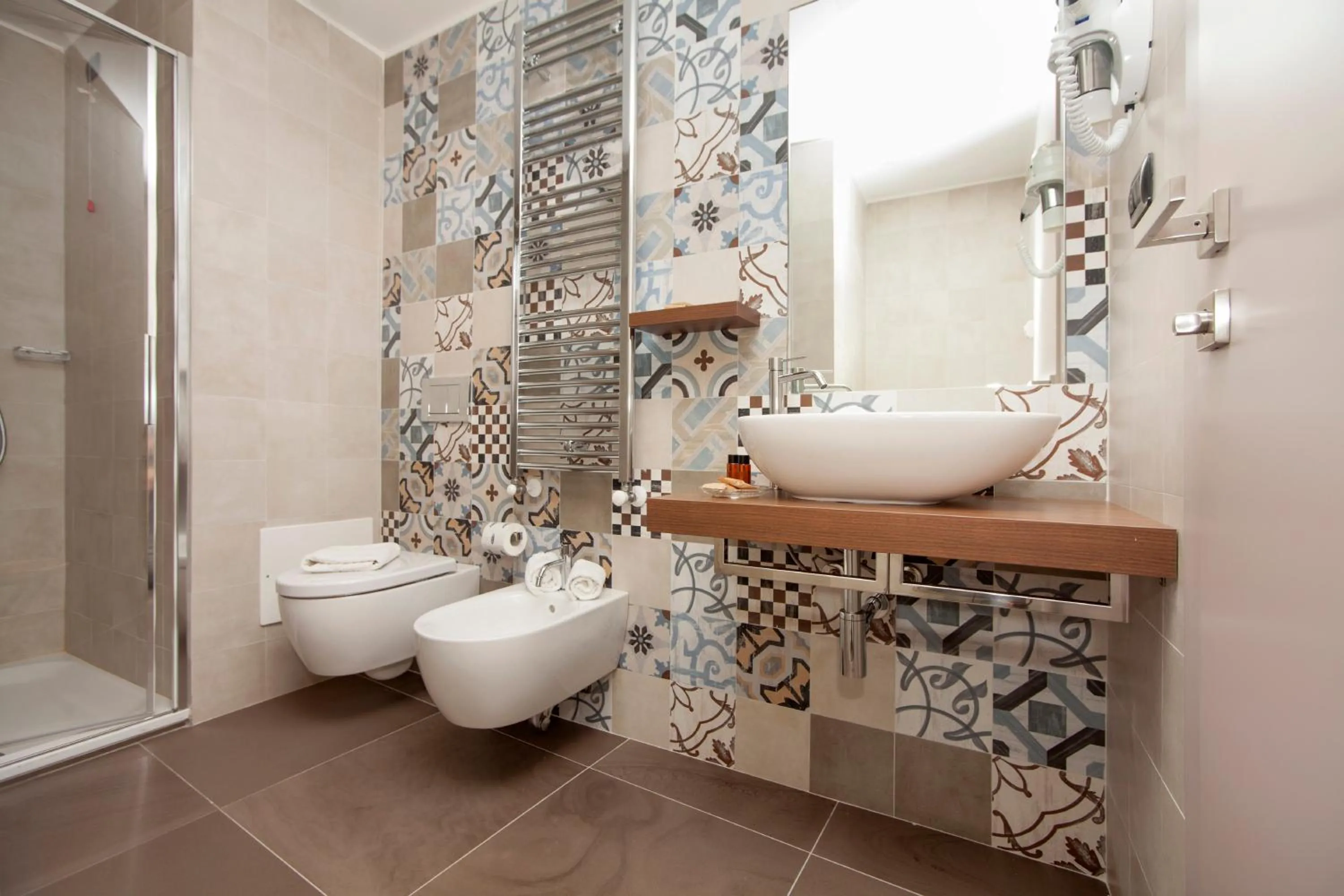 Bathroom in San Giorgio Palace Hotel Ragusa Ibla