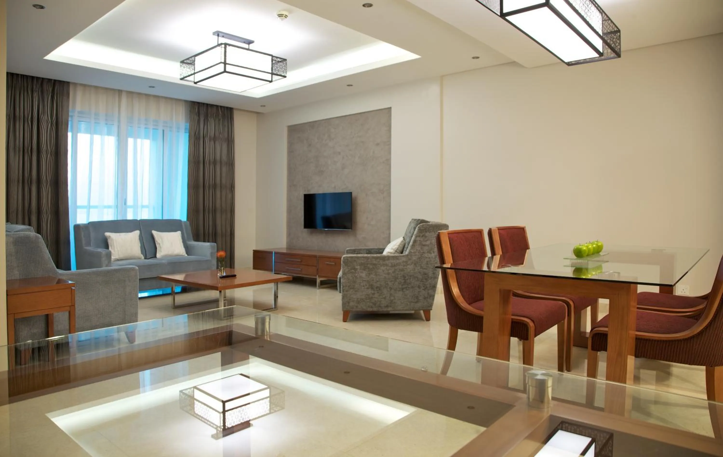 Living room in Millennium Executive Apartments Muscat