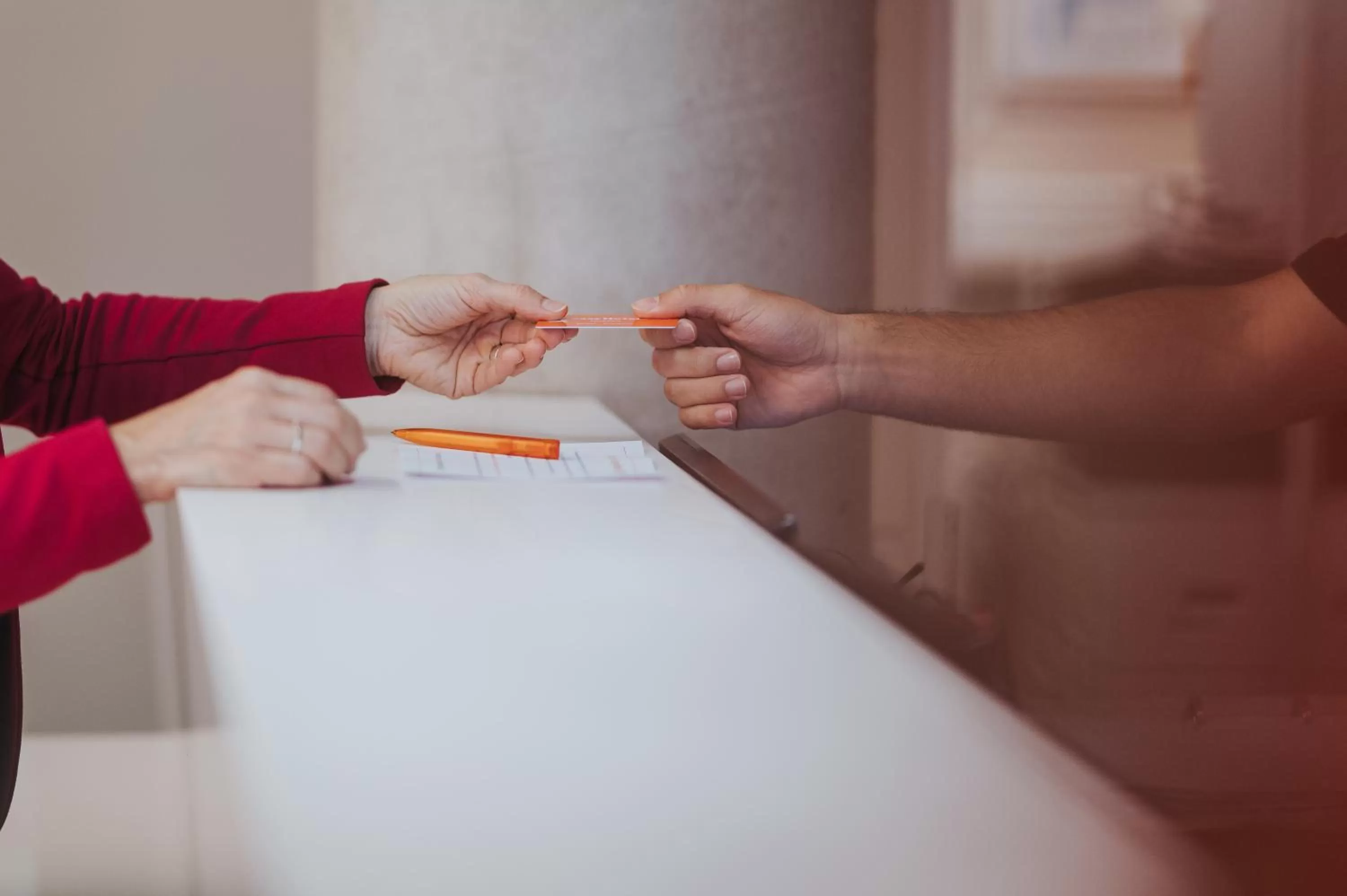 Lobby or reception in easyHotel Berlin Hackescher Markt