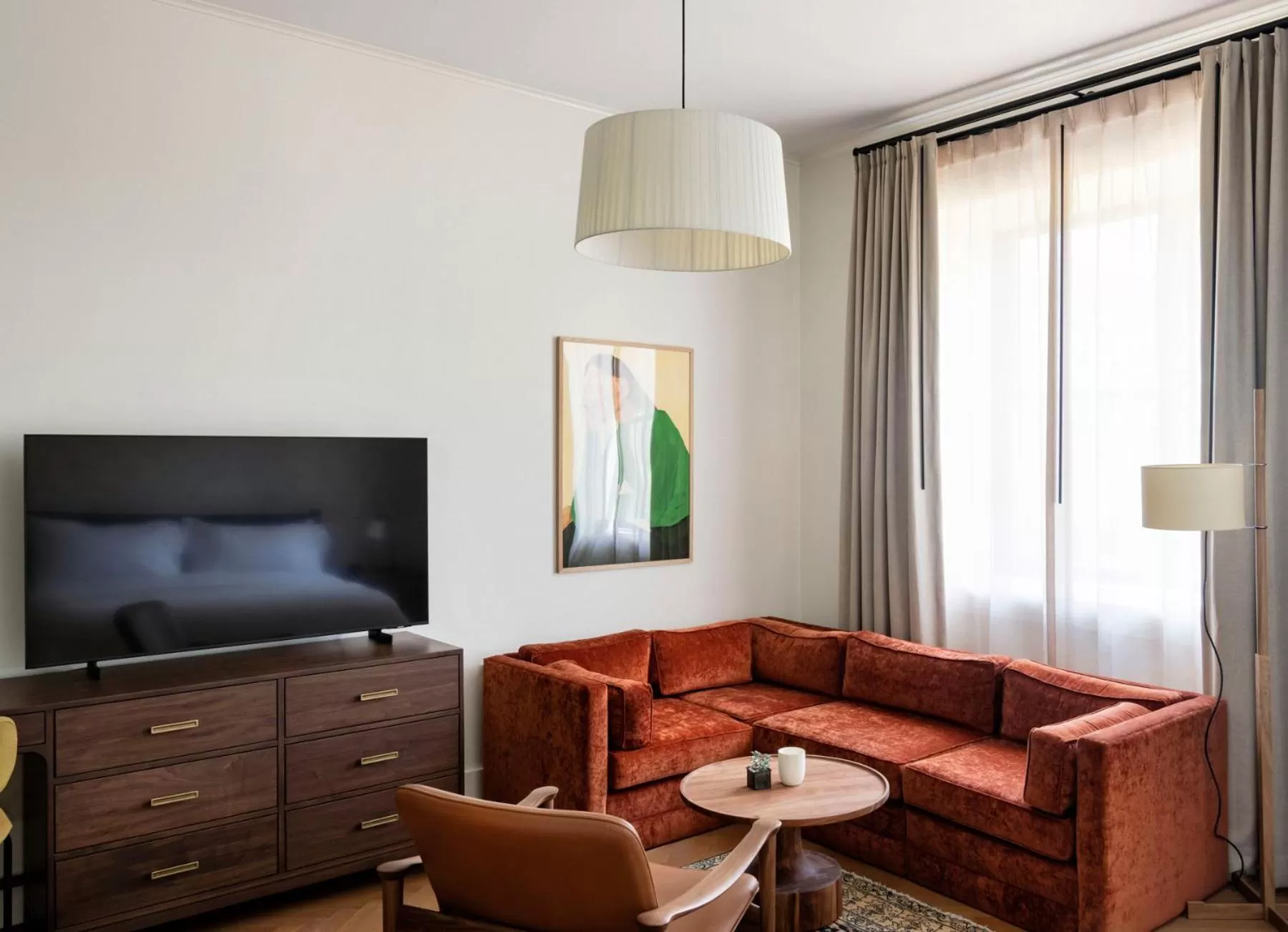 Seating area in The Quoin Hotel