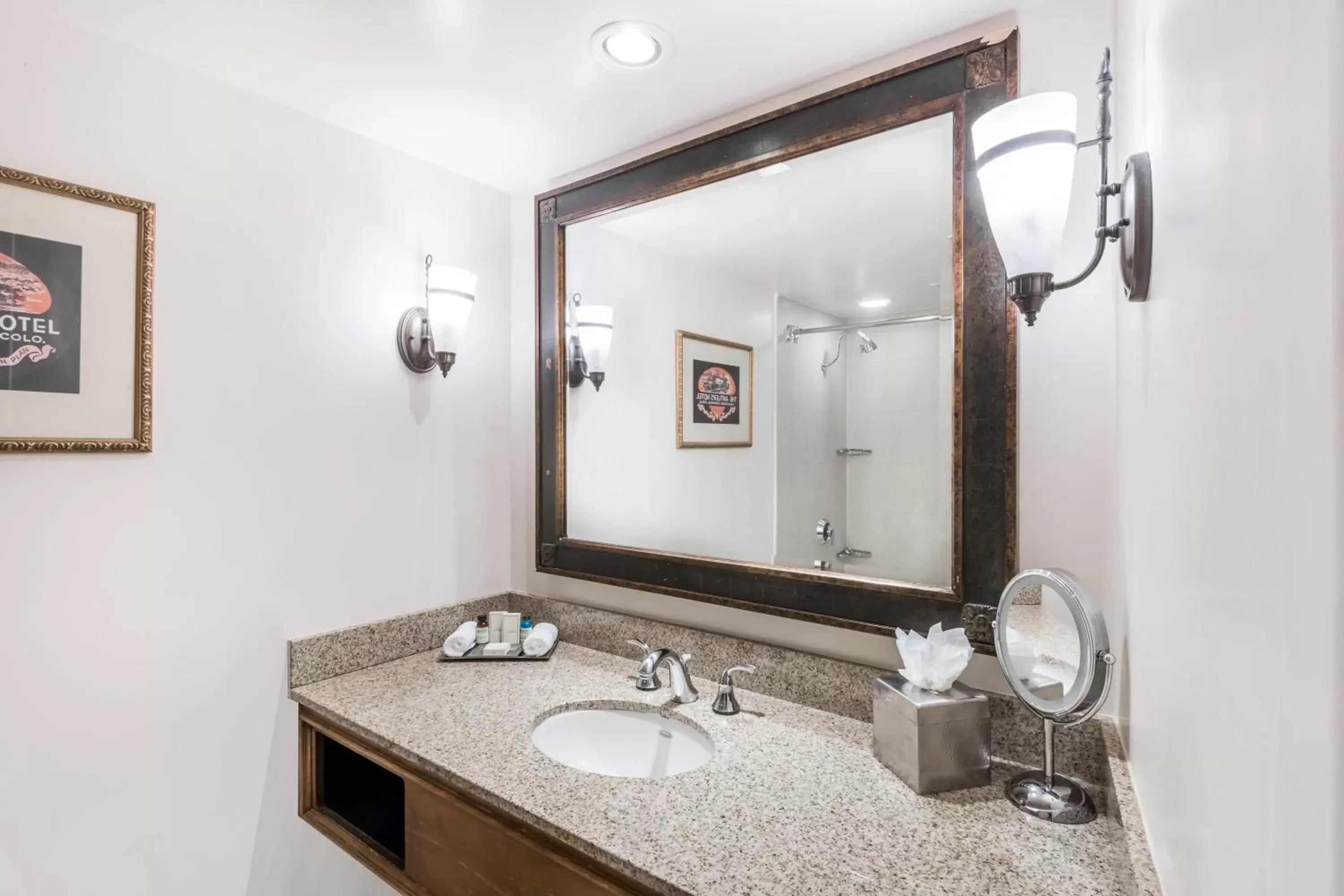 Standard King Room with Roll-In Shower - Handicap Access in The Antlers, a Wyndham Hotel Standard King Room with Roll-In Shower - Handicap Access in The Antlers, a Wyndham Hotel