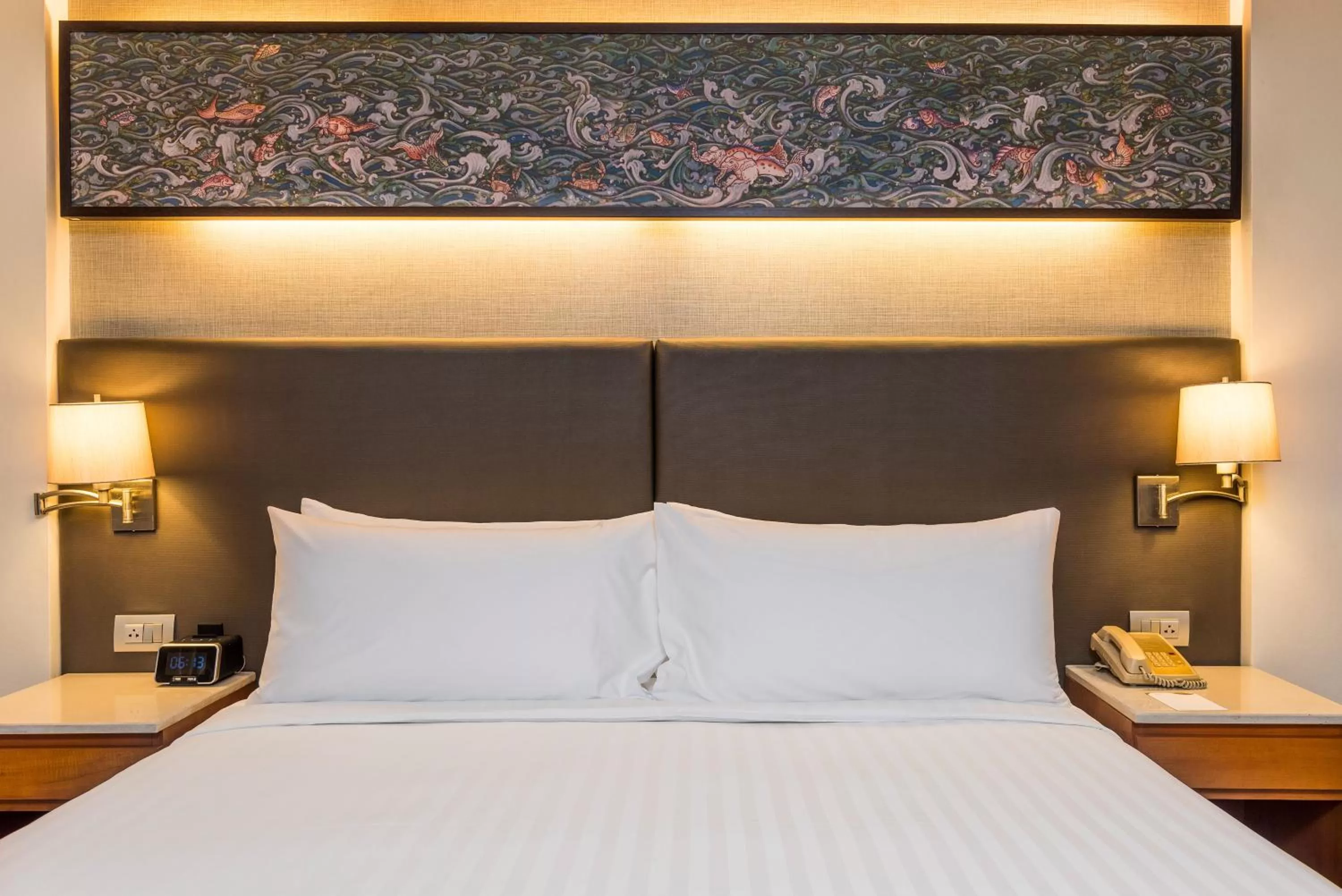 Bed in Chatrium Sathon Bangkok