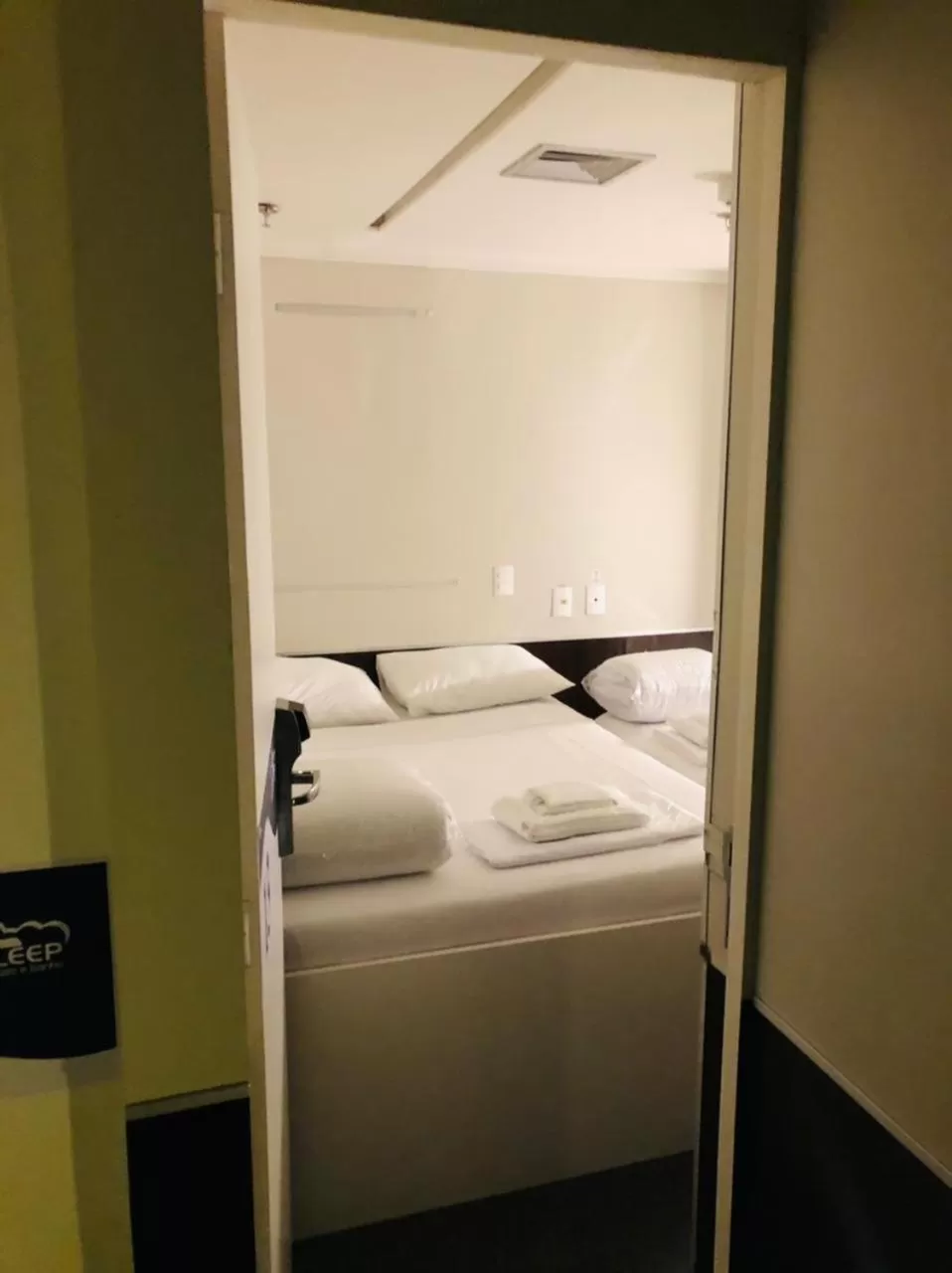 Bed in Hotel Aero Sleep Campinas