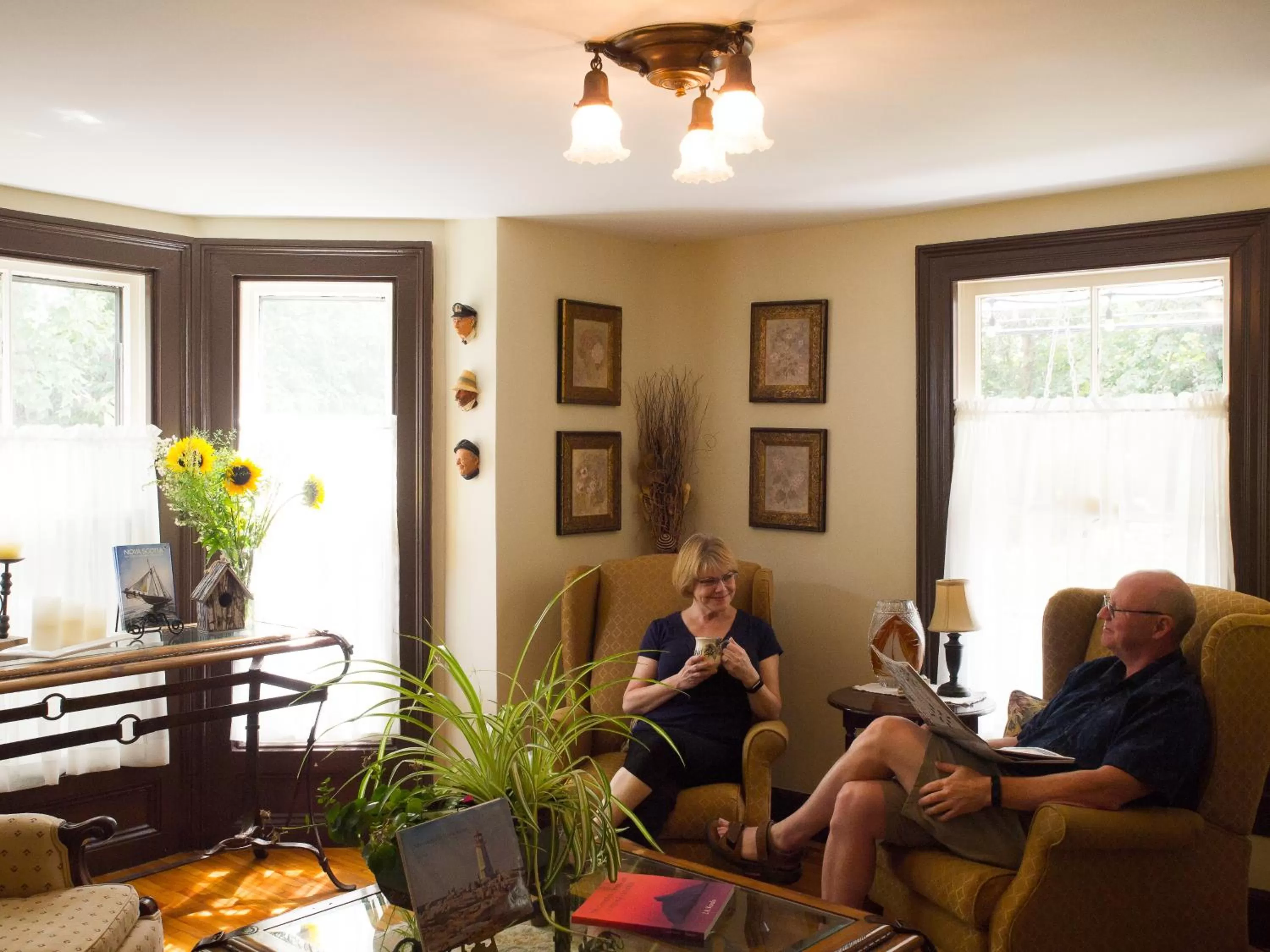 Lobby or reception in Farmhouse Inn B&B