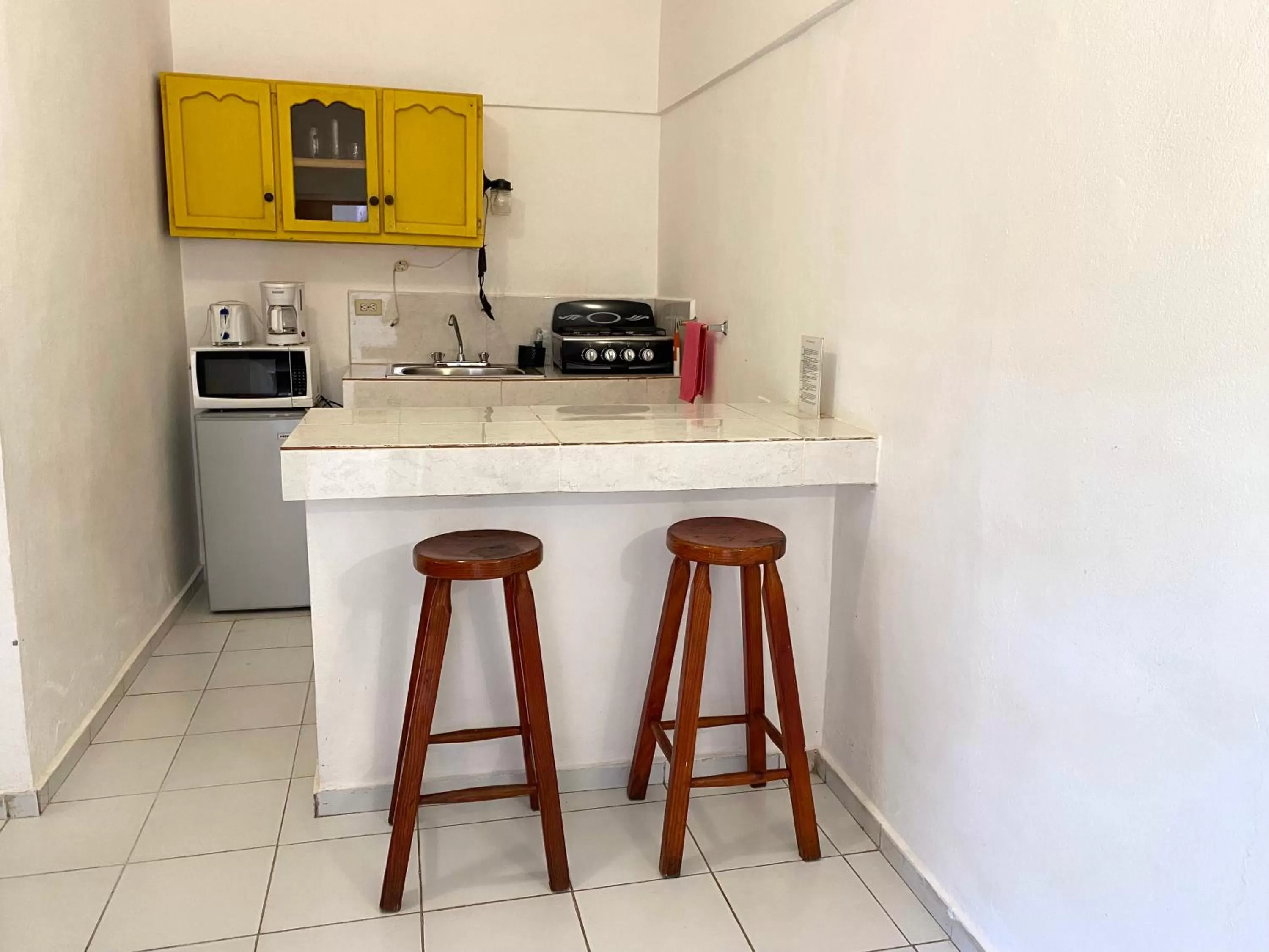 Kitchen or kitchenette in Hotel Alegria