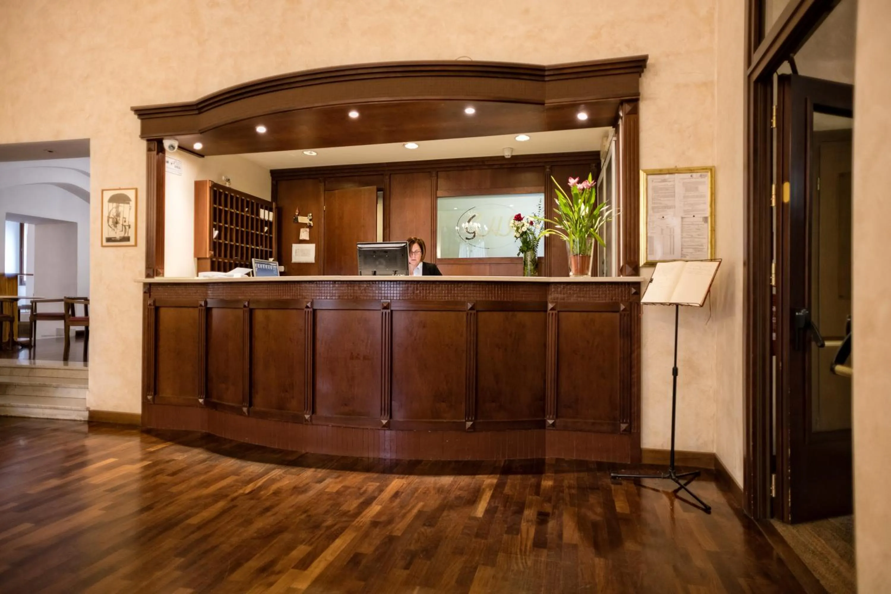 Lobby or reception in Grand Hotel Italia