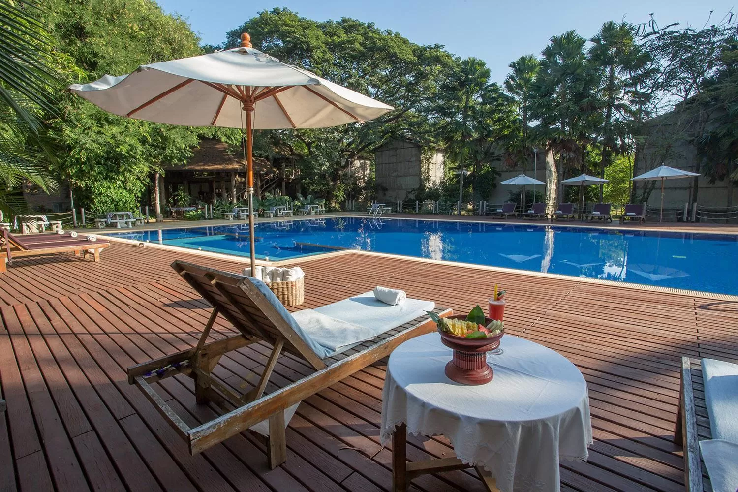 Swimming pool in Kaomai Lanna Resort