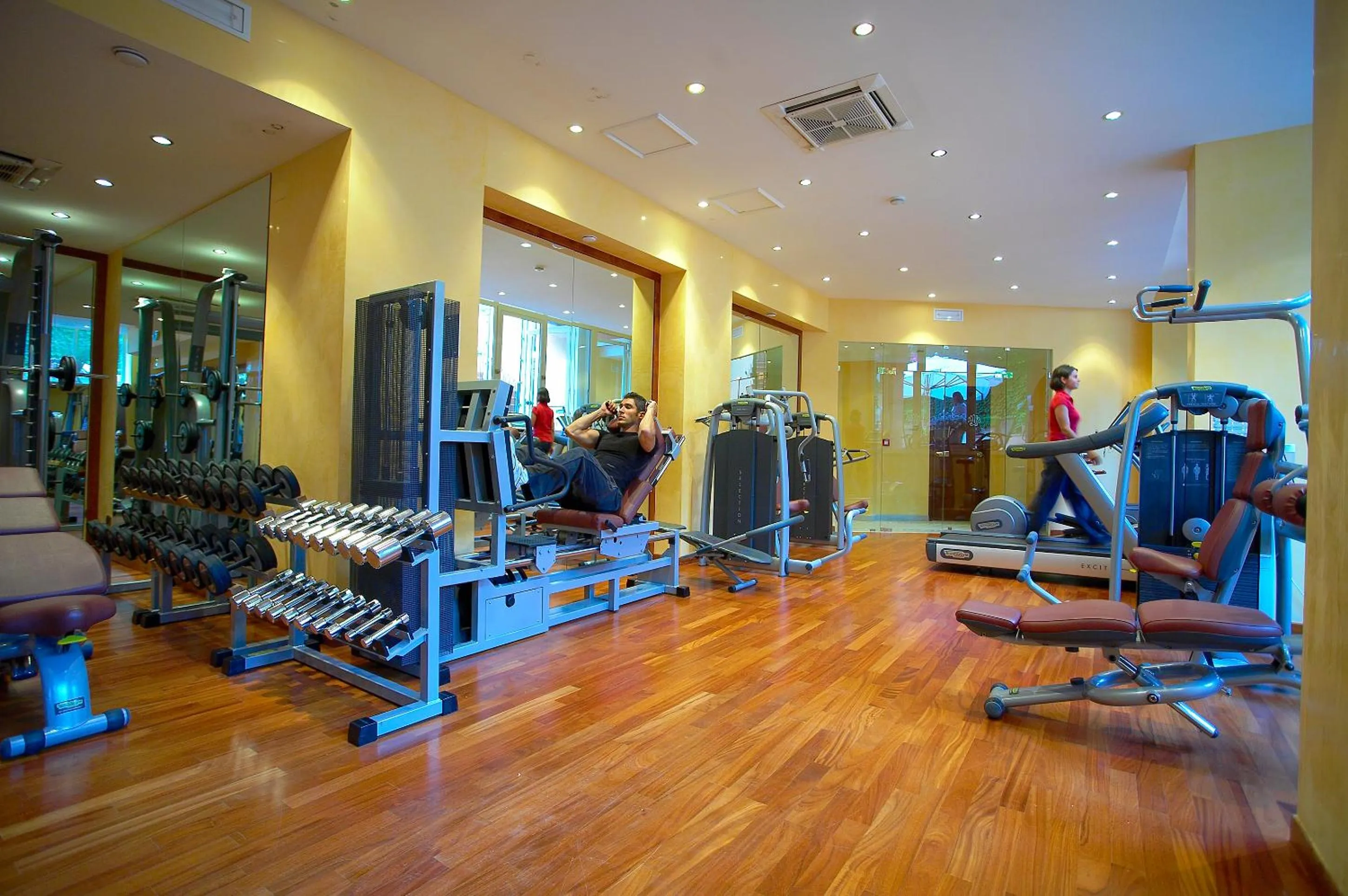 Fitness centre/facilities in Hotel Caparena