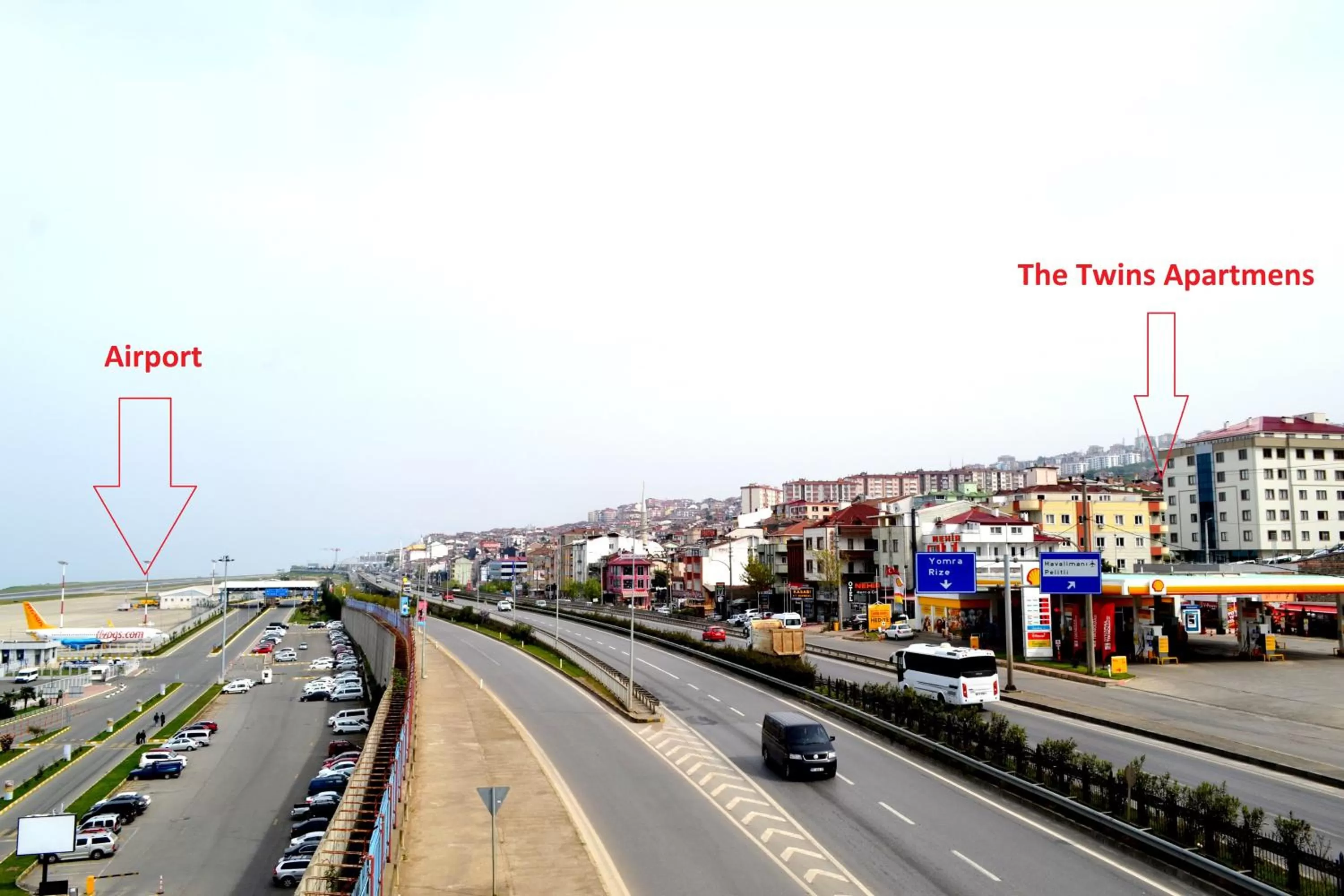 Off site in The Twins Apartmens