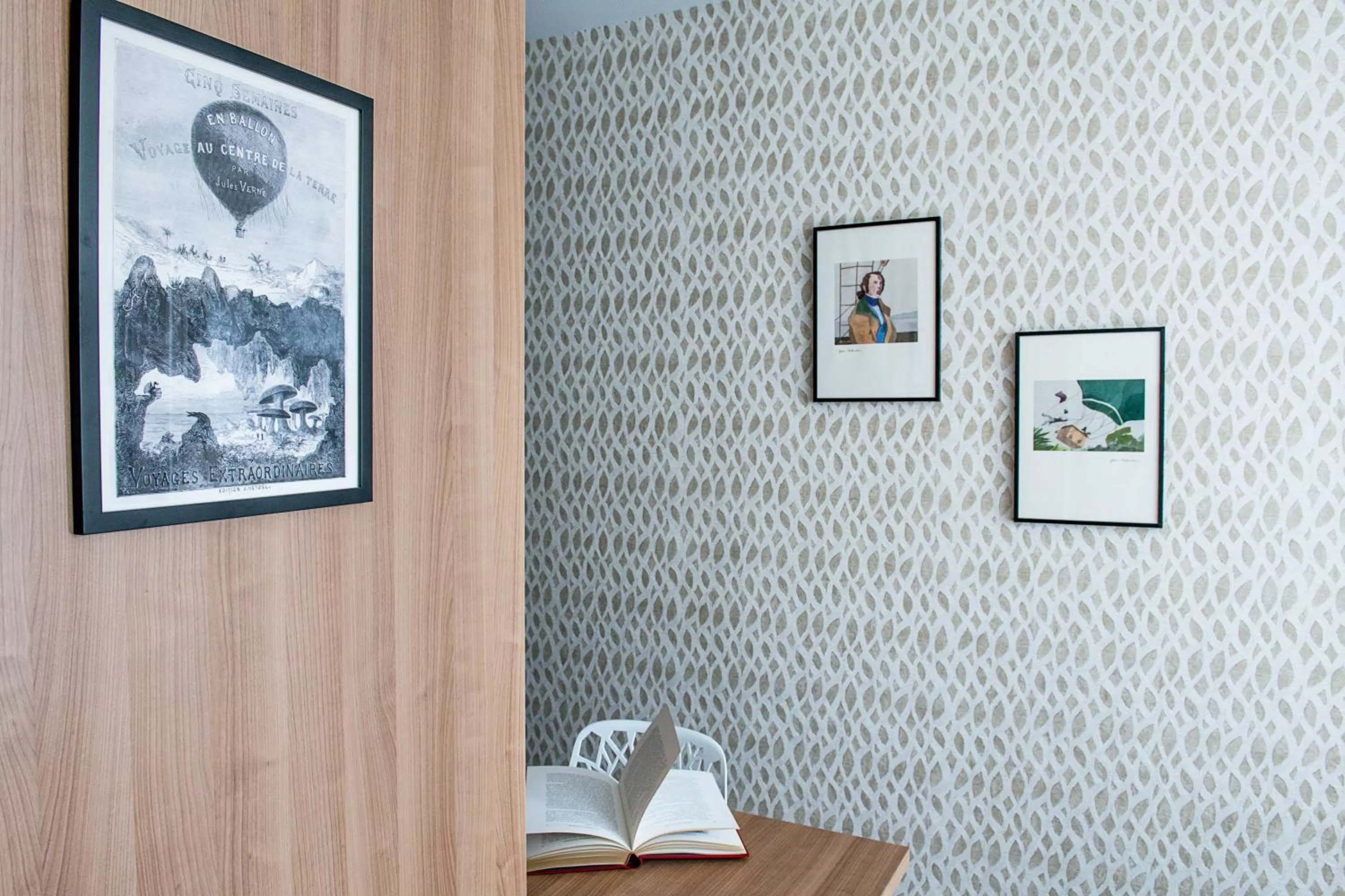 Decorative detail in Hôtel Jules Verne Biarritz