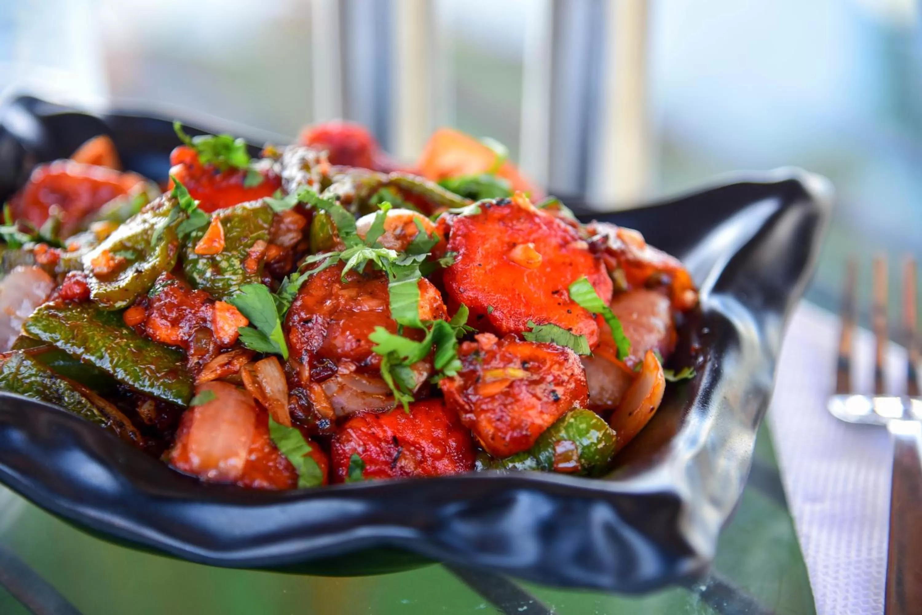 Food in Hotel Casa by the lake