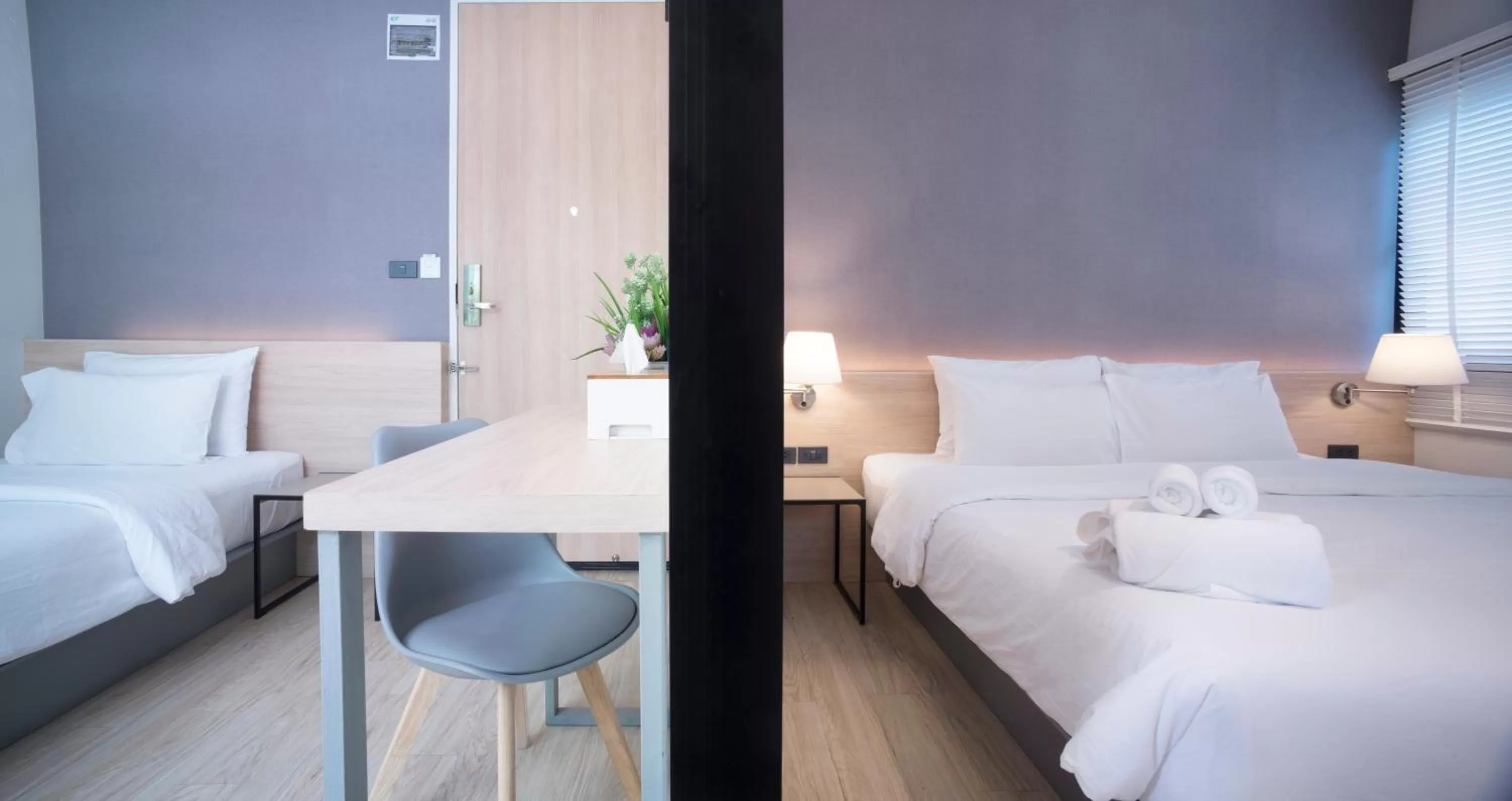 Bed in i-river chiangmai