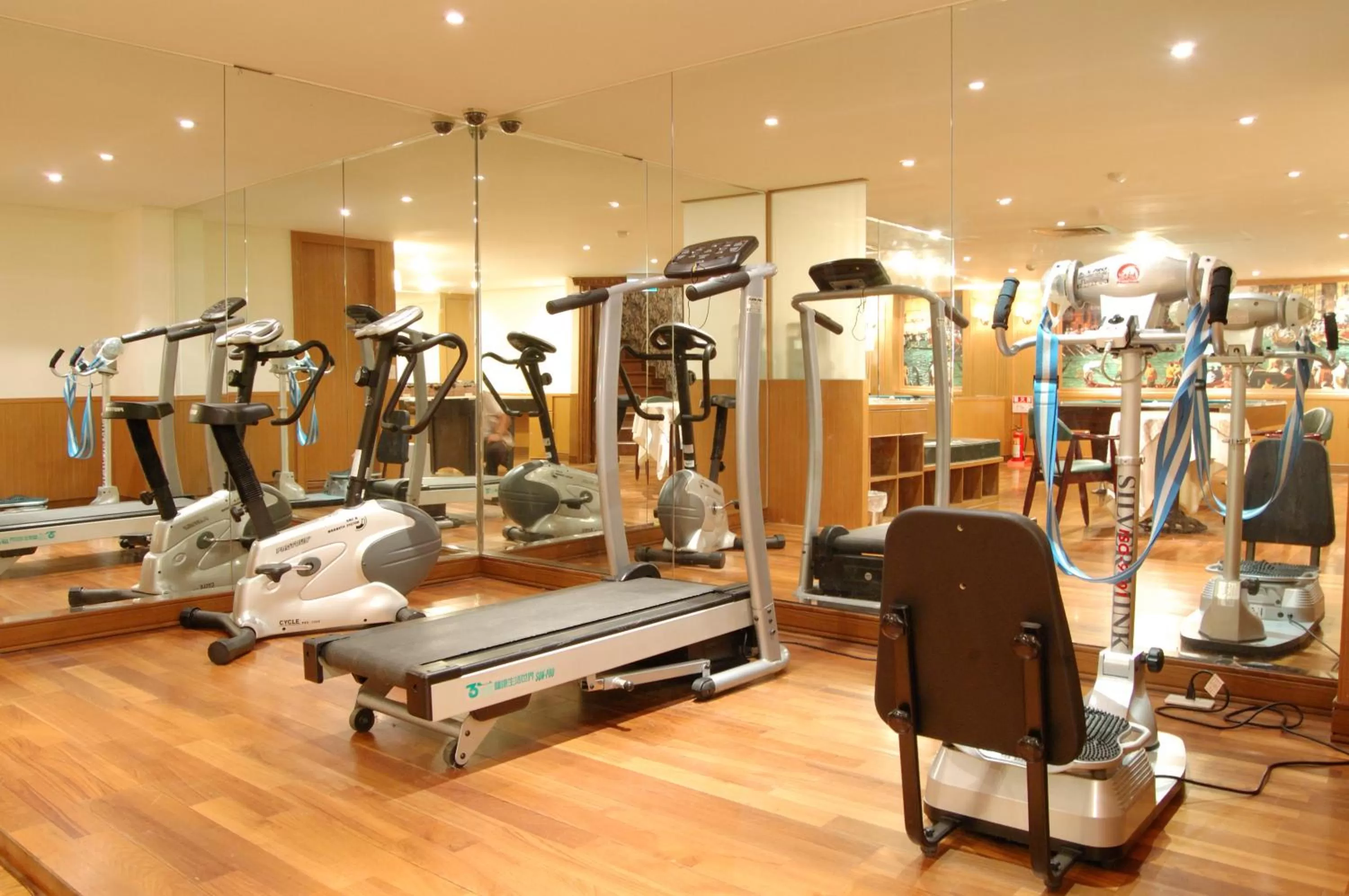 Fitness centre/facilities in Grand Boss Hotel
