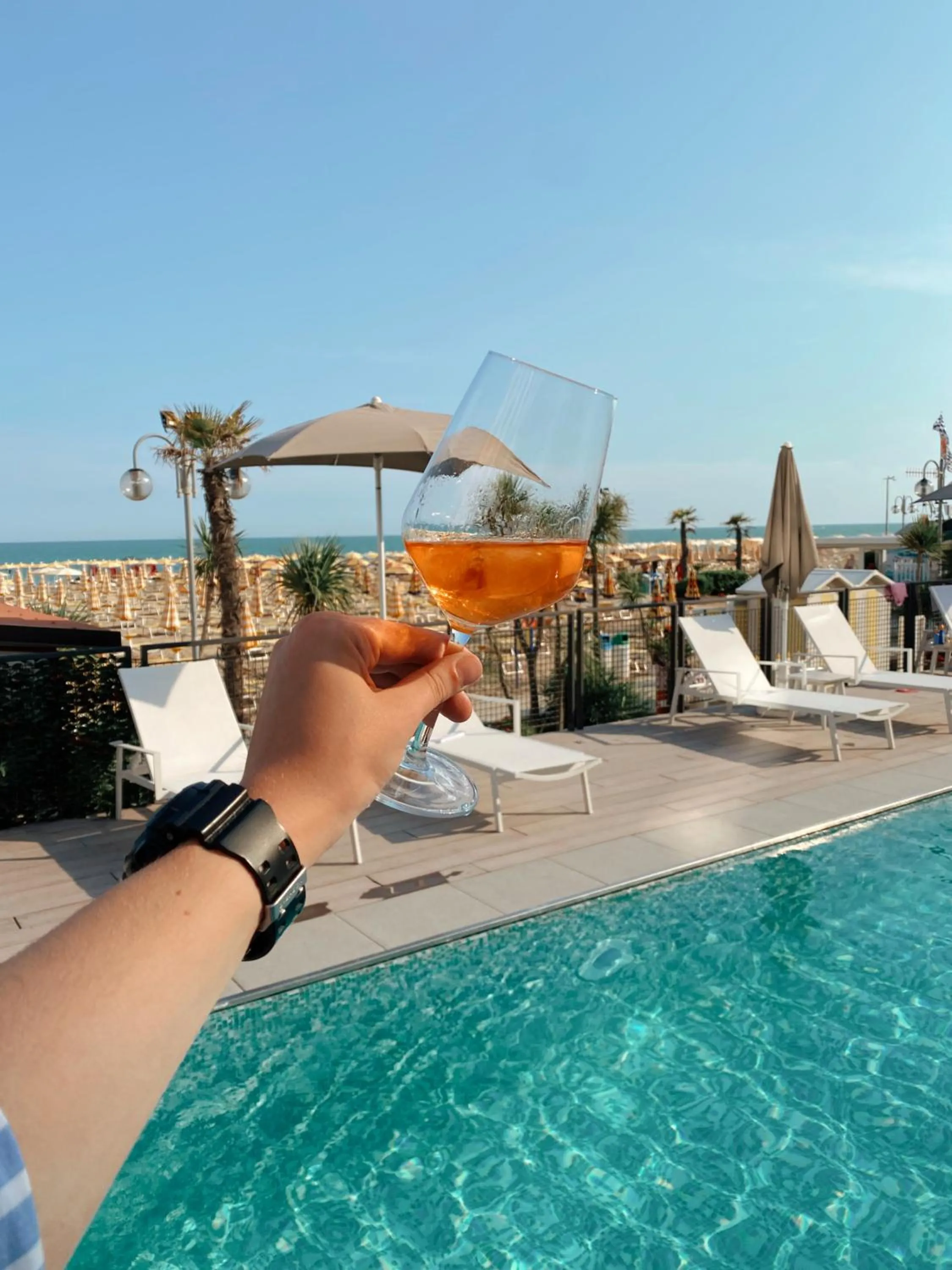 Swimming pool in Hotel Adlon