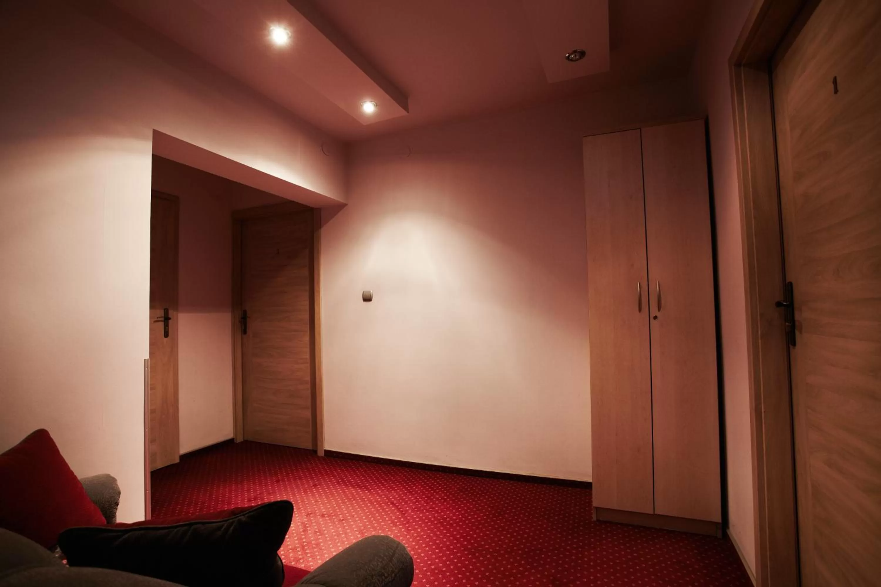 Lobby or reception, TV/Entertainment Center in Szuflada