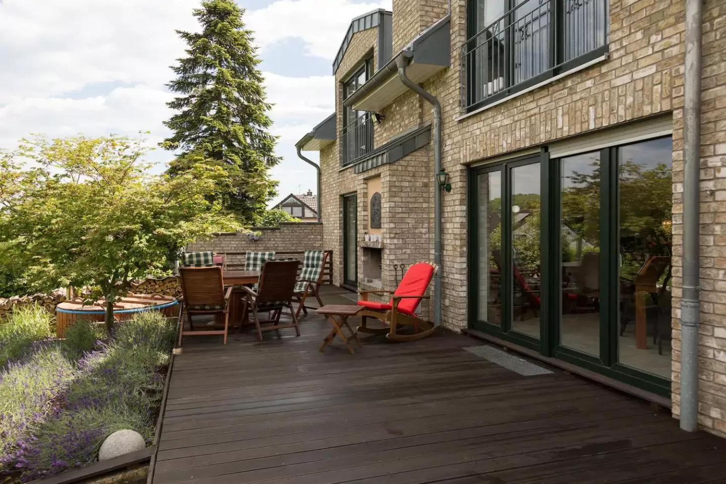Balcony/Terrace in Schönste Lage am Rhein in unmittelbarer Stadtnähe, B & B
