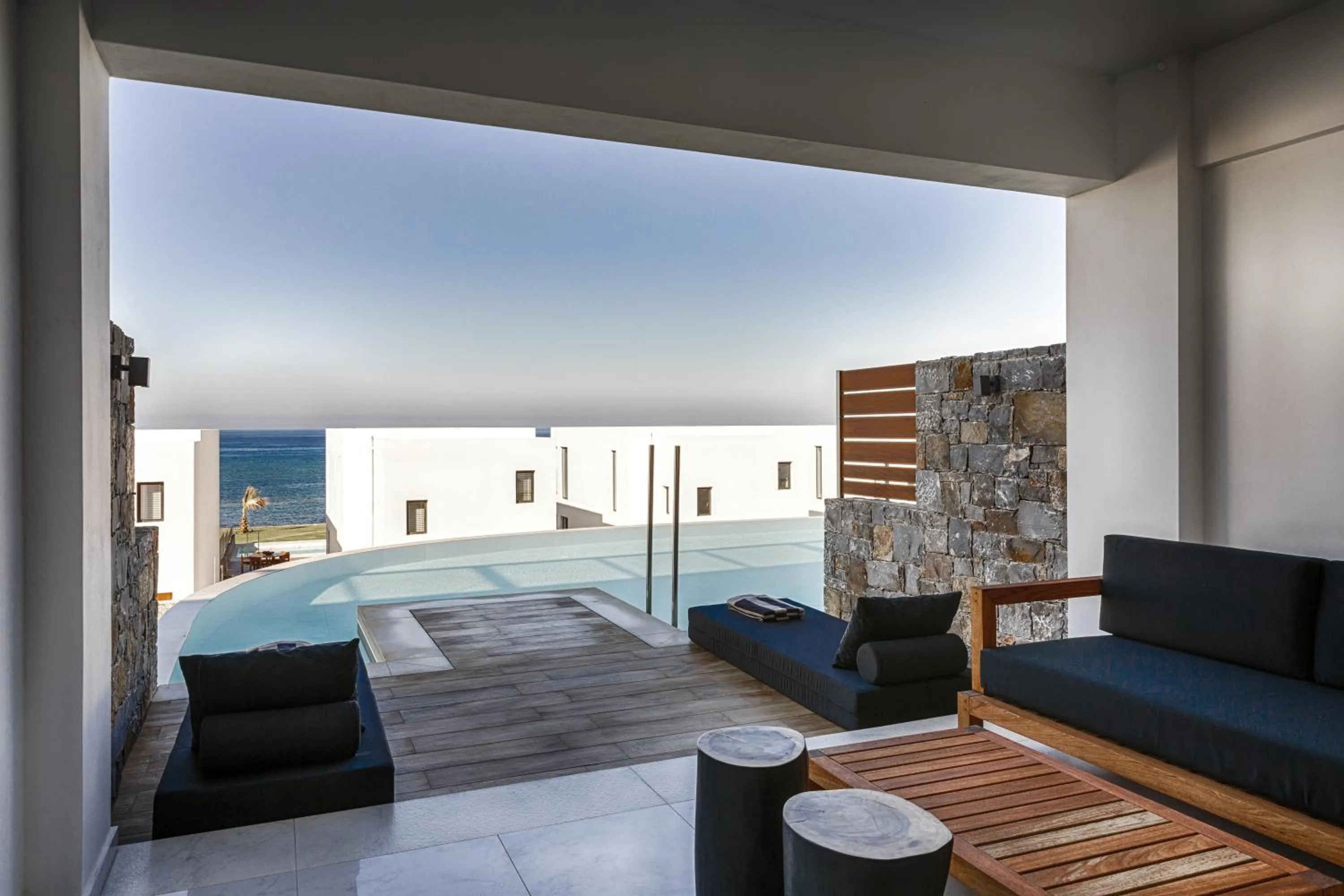 Patio in Abaton Island Resort & Spa