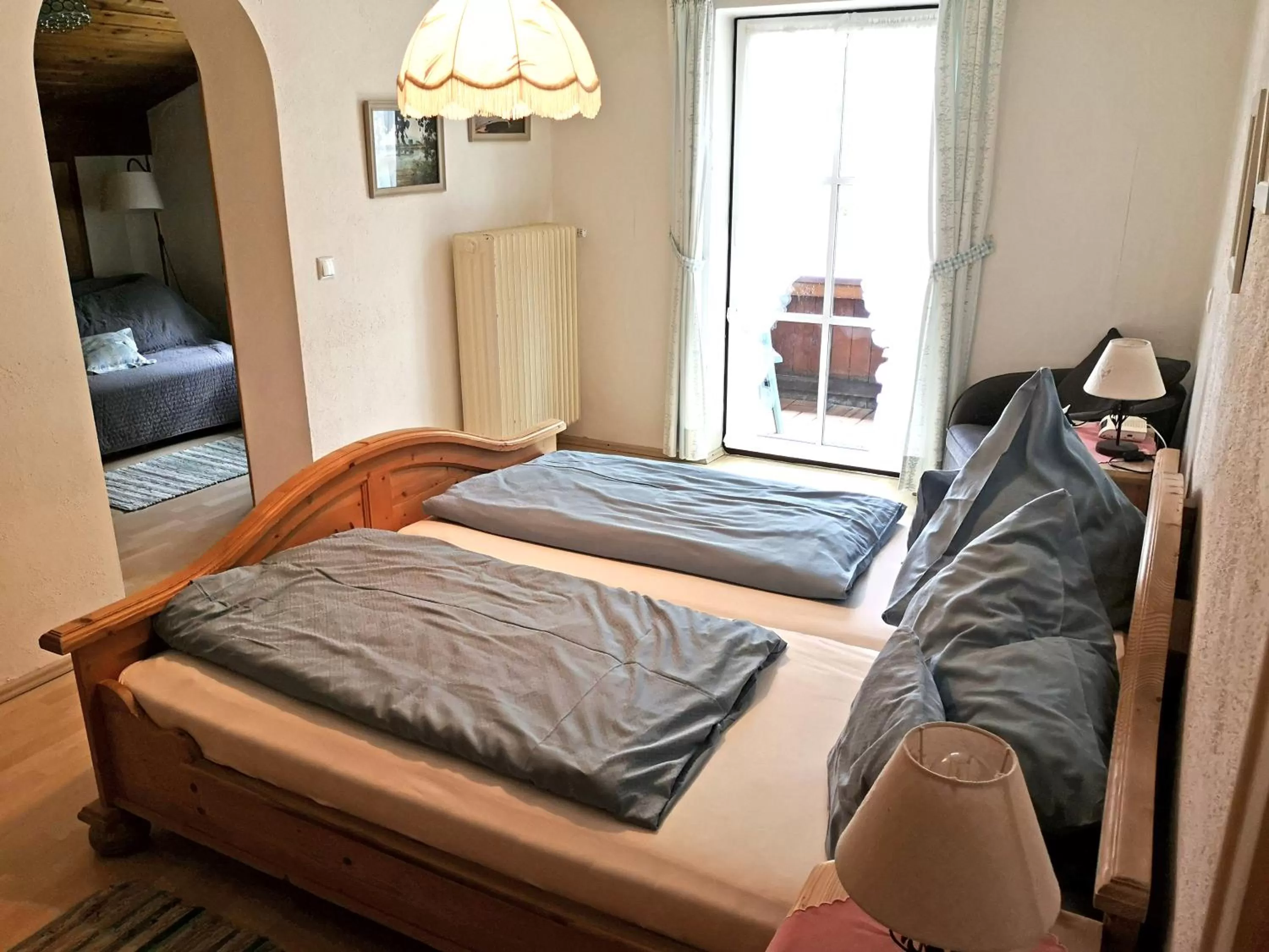 Living room, Bed in Gasthof Brucker