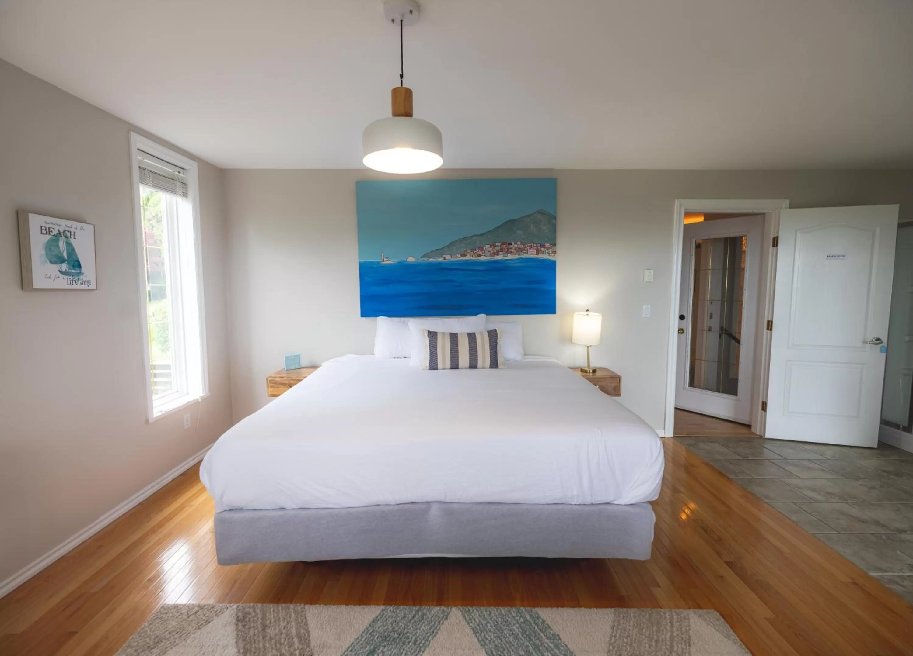 Bed in By the Bay Lavender Villa