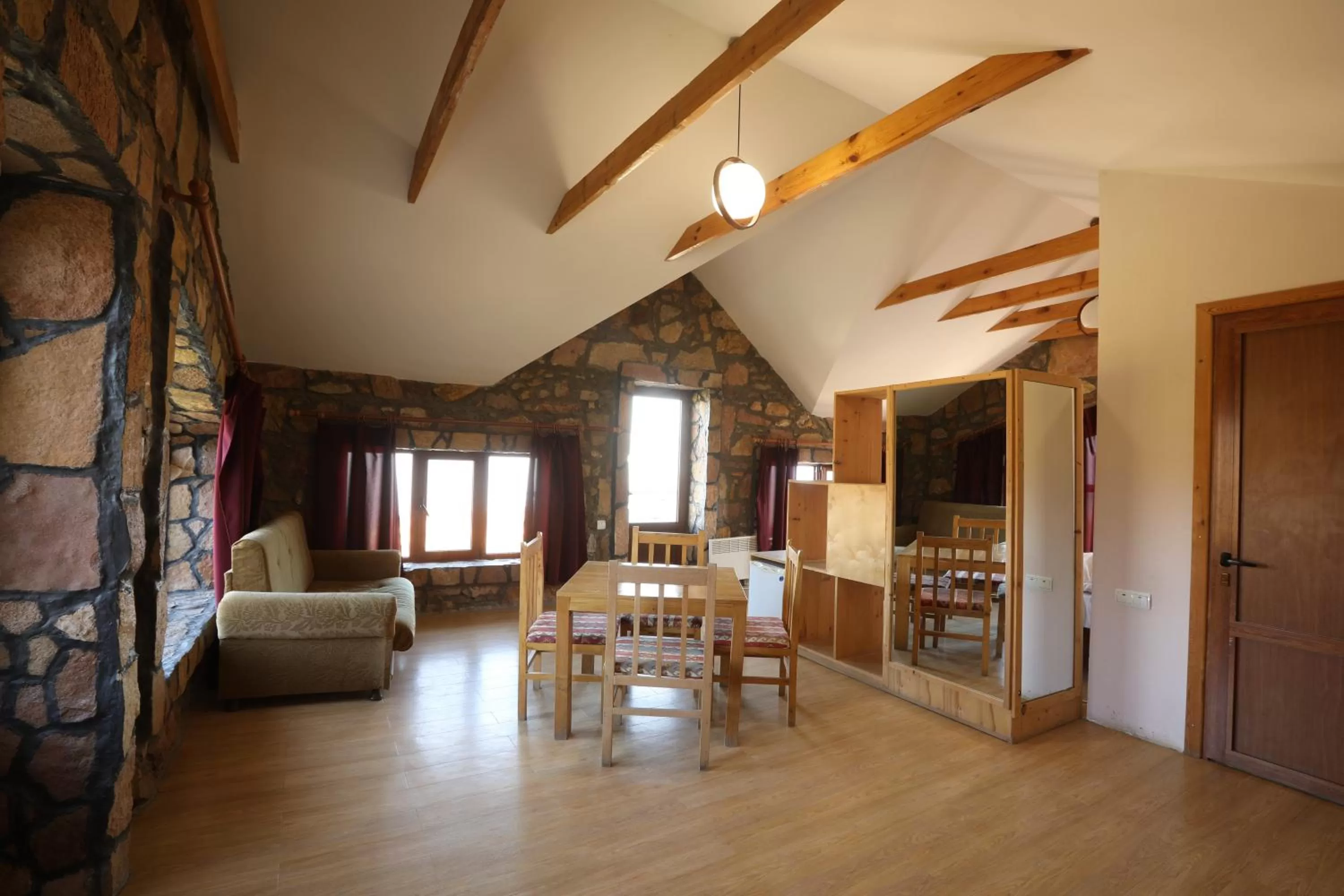 Seating area, Dining Area in Apaga Resort