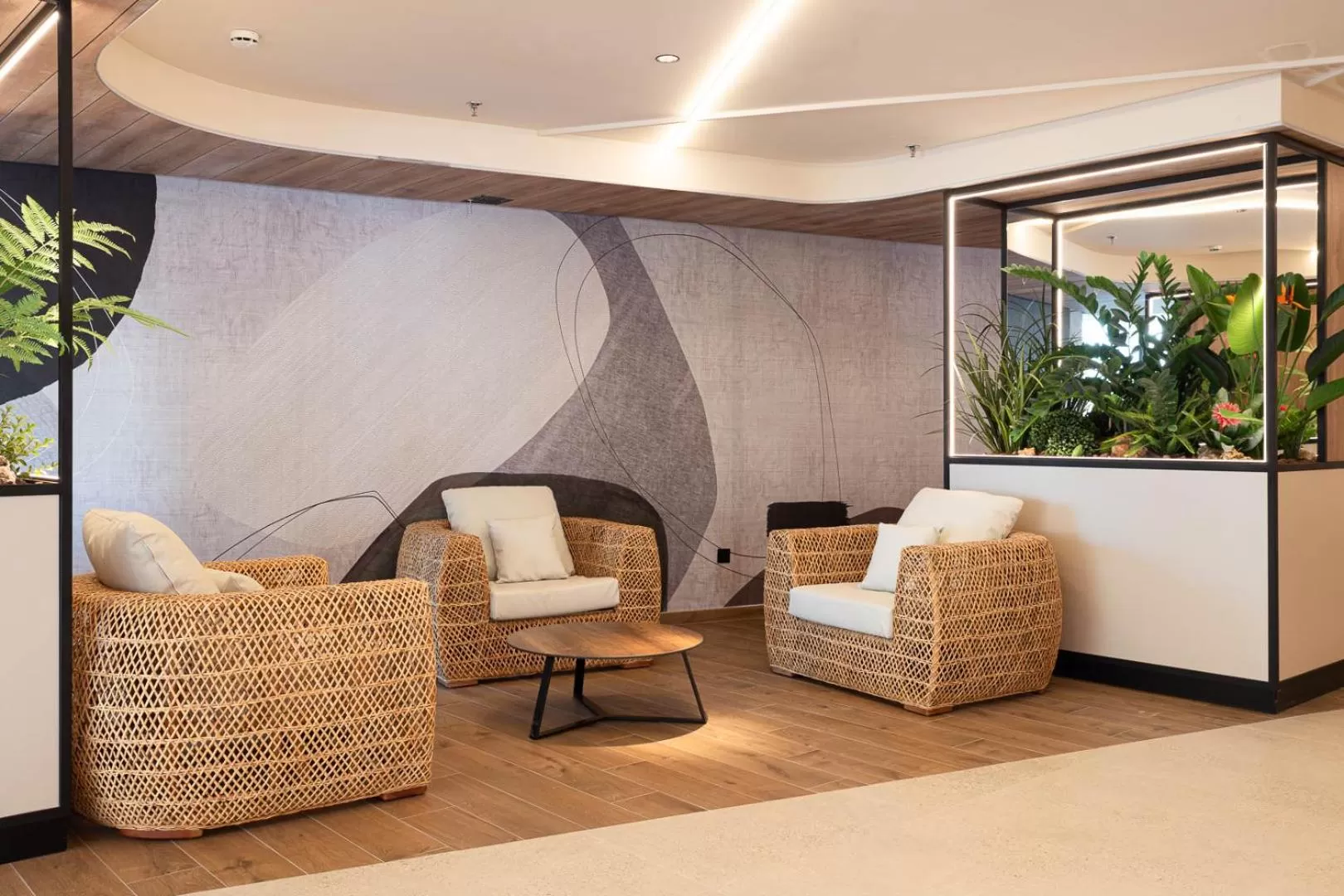 Lobby or reception in Hotel Primavera Park