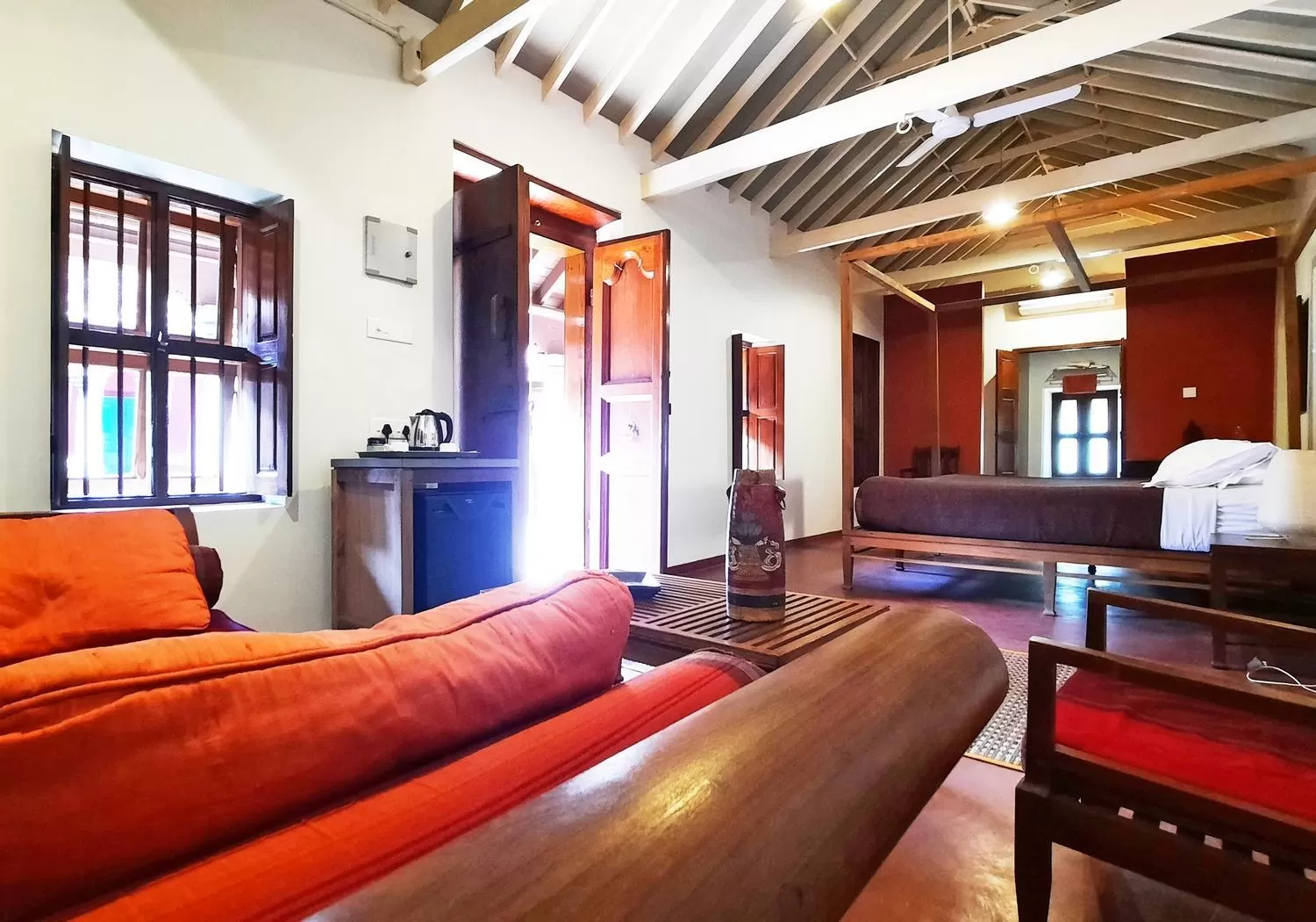 Photo of the whole room, Seating Area in Saratha Vilas Chettinad
