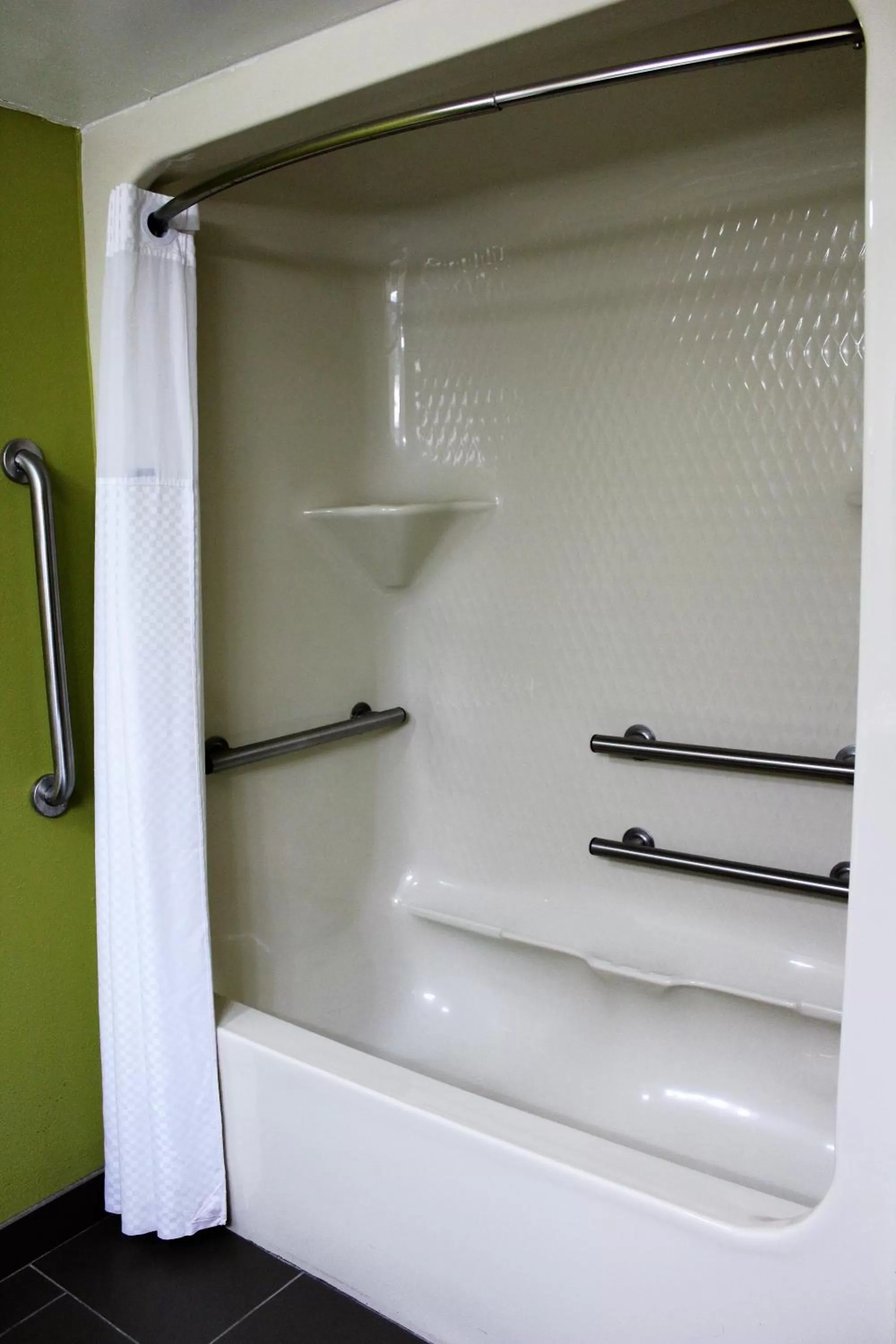 Shower in Baymont by Wyndham Newark at University of Delaware