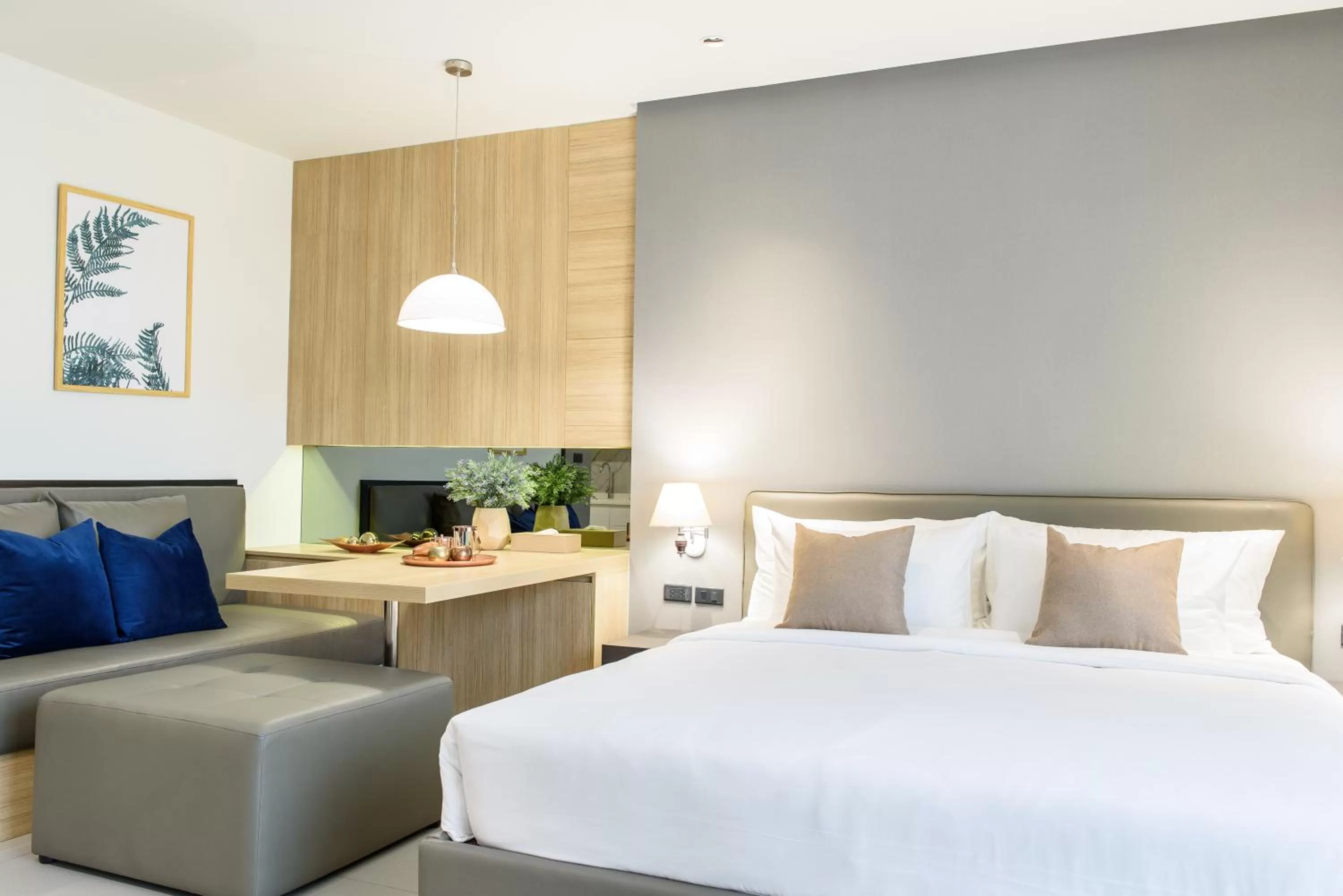 Bed in Alix Bangkok Hotel