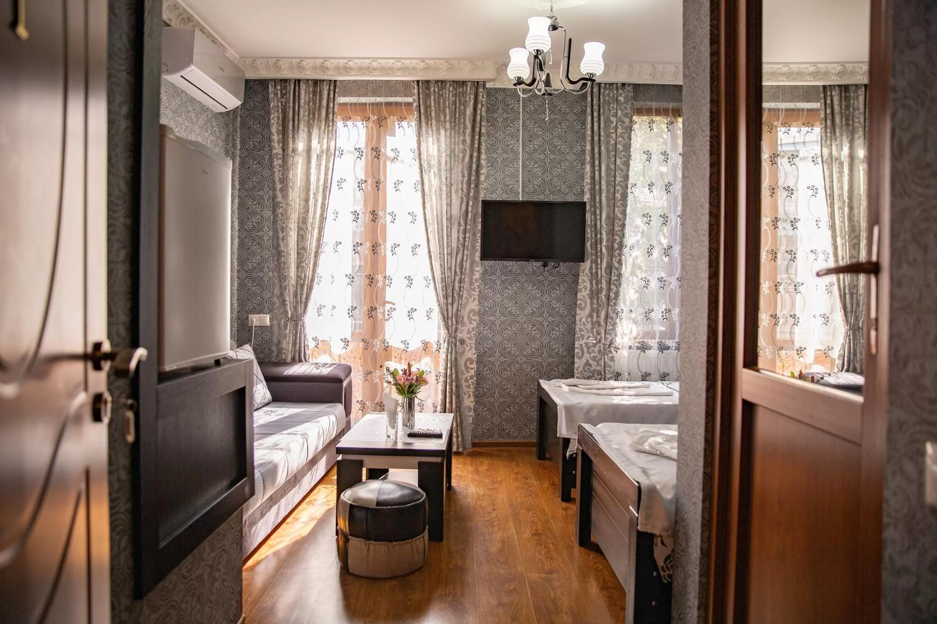 Bedroom, TV/Entertainment Center in Family Hotel Kolorit Old Tbilisi