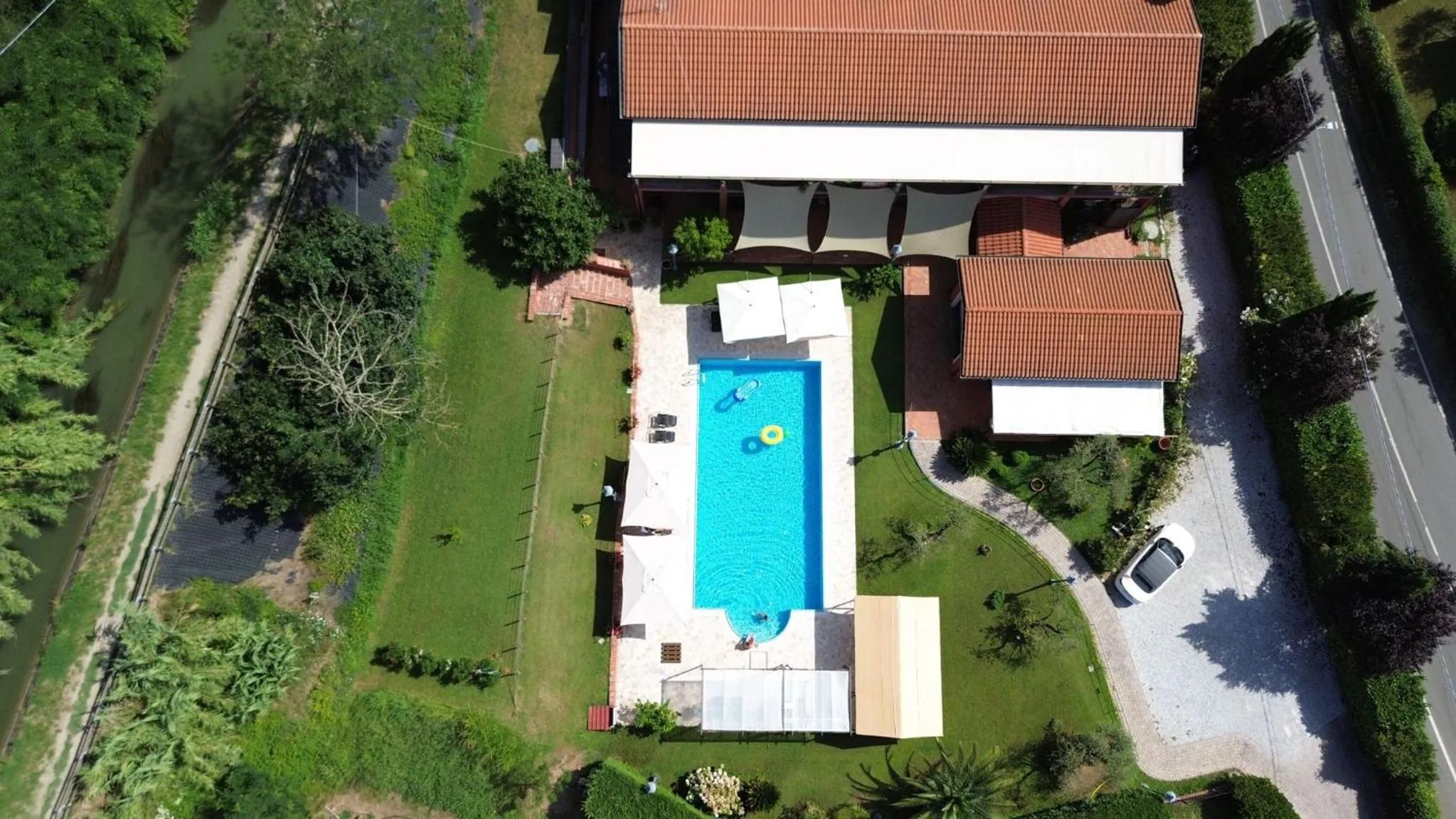 Bird's eye view in Albergo la Luna