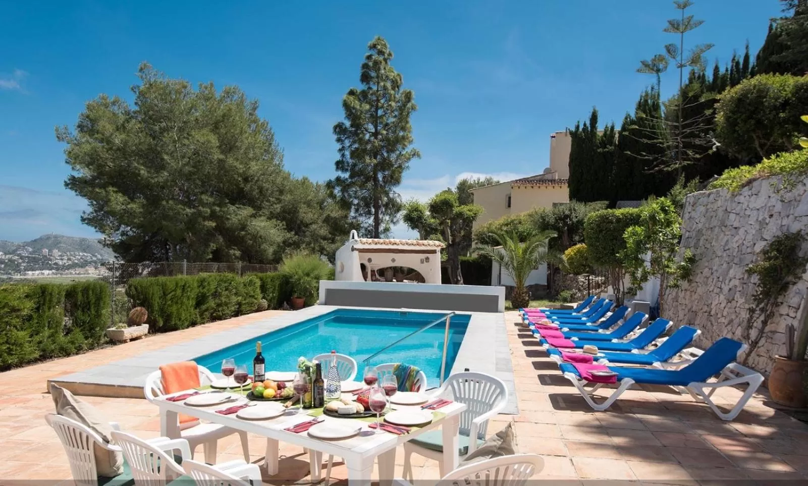 BBQ facilities, Swimming Pool in Villa Beniarres Guest House B&B in Moraira