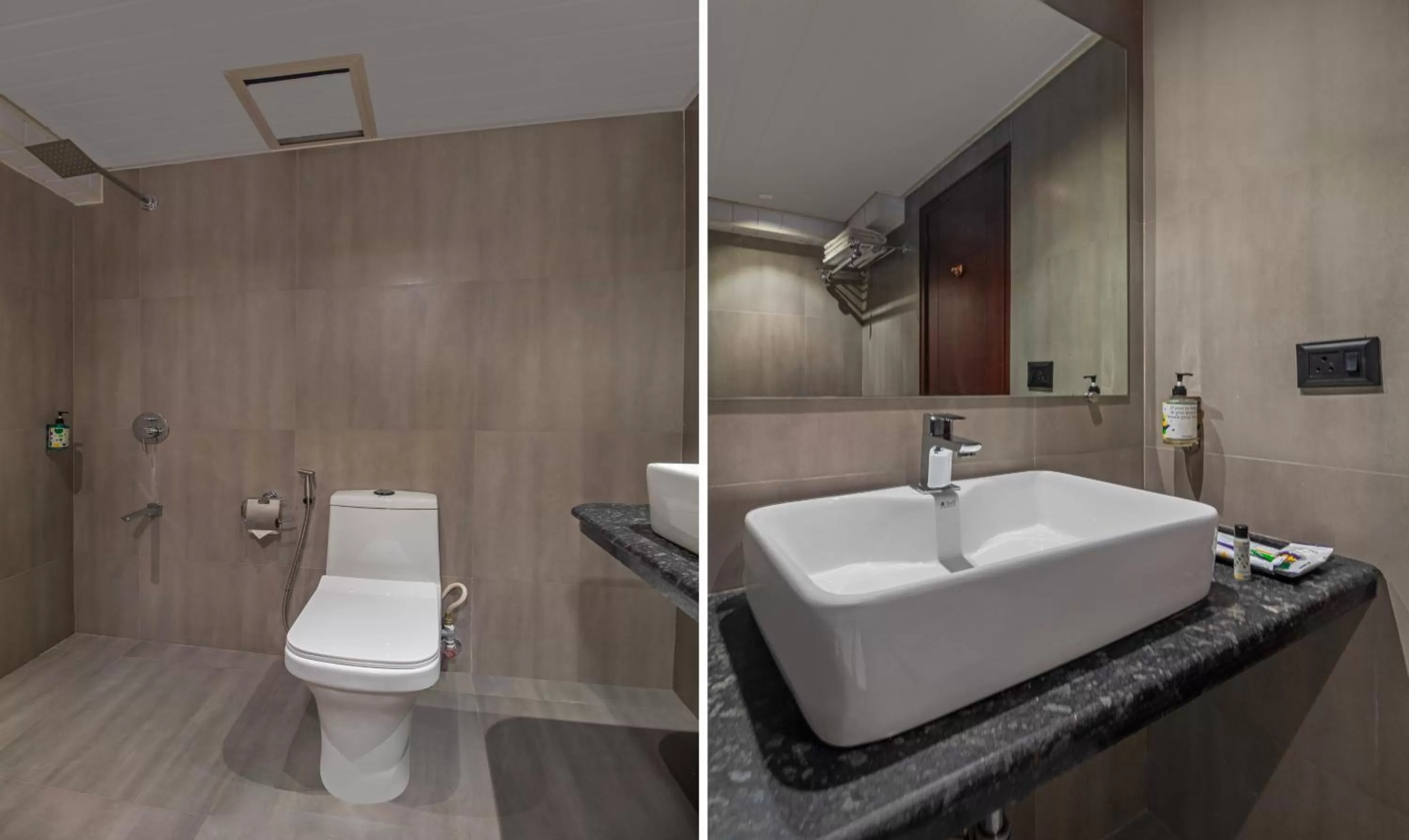 Bathroom in Treebo Regency - Bund Garden, Dhole Patil Road