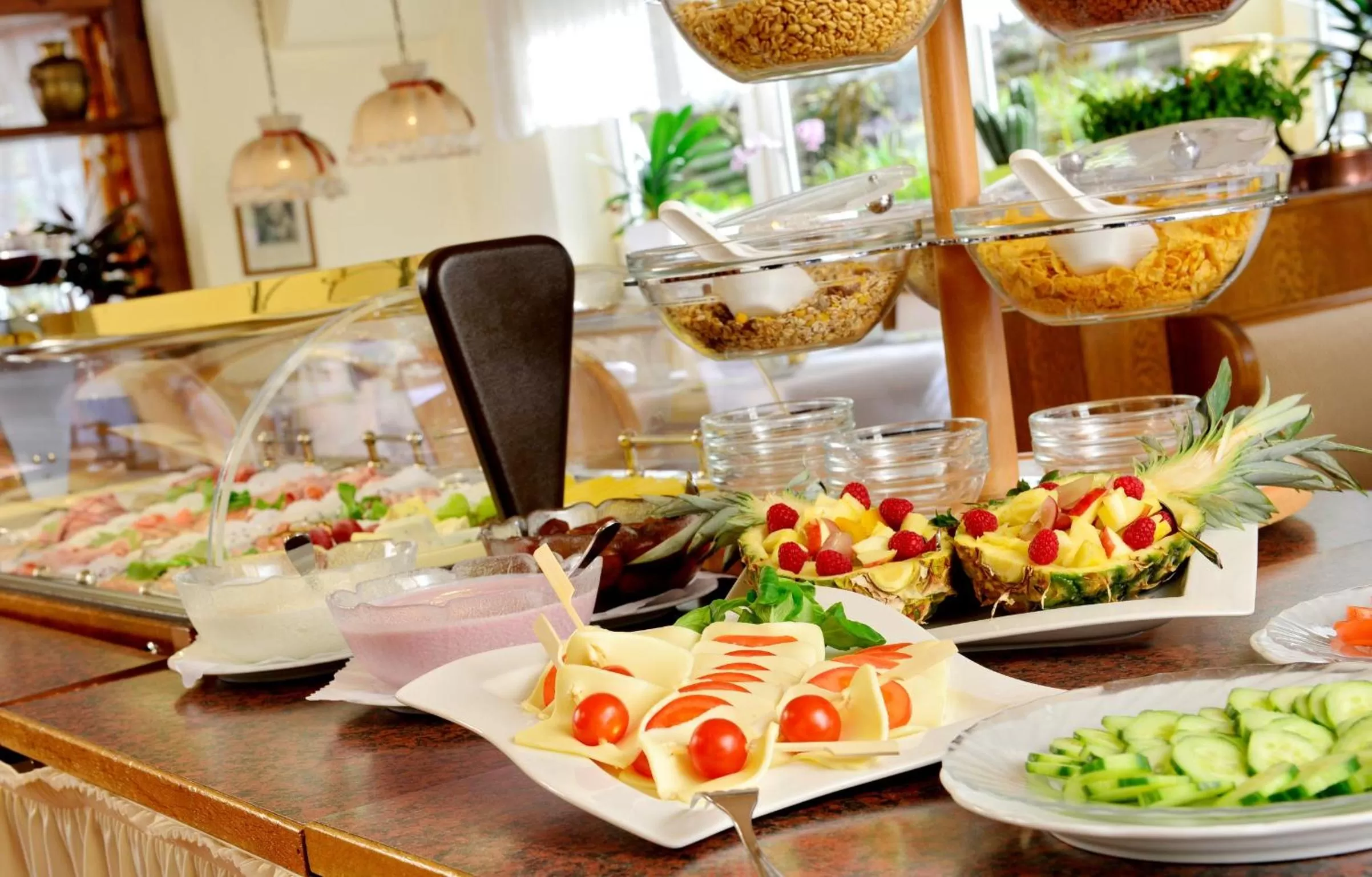 Buffet breakfast in Landhotel Albers