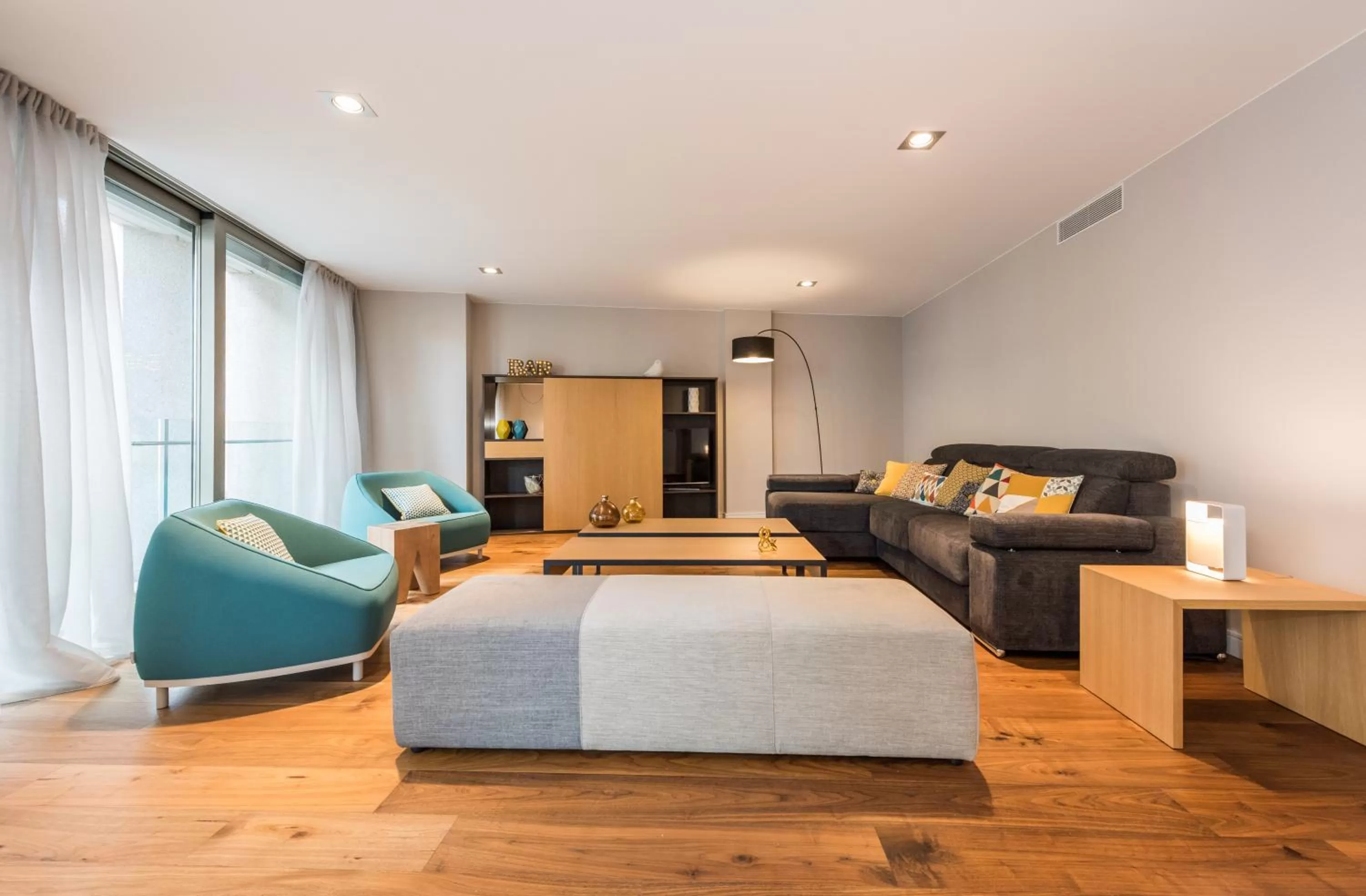 Living room in Gran View Apartments