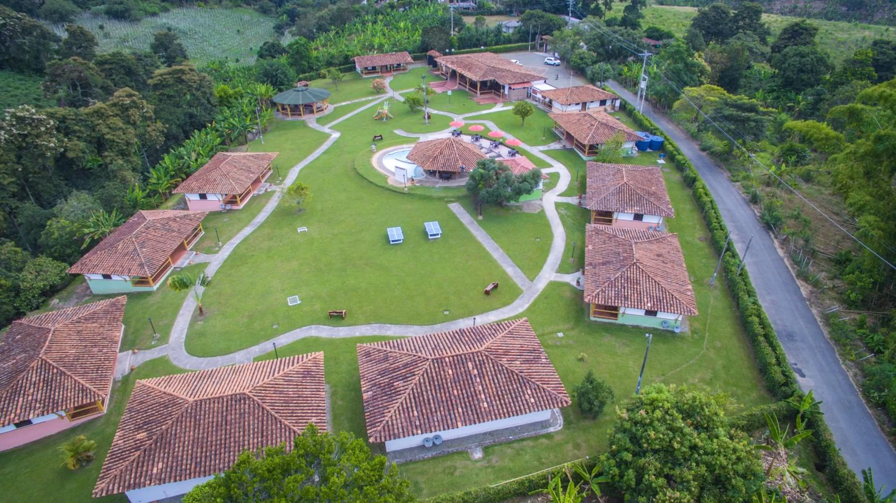 Bird's eye view, Bird's-eye View in Hotel Campestre Montecarlo
