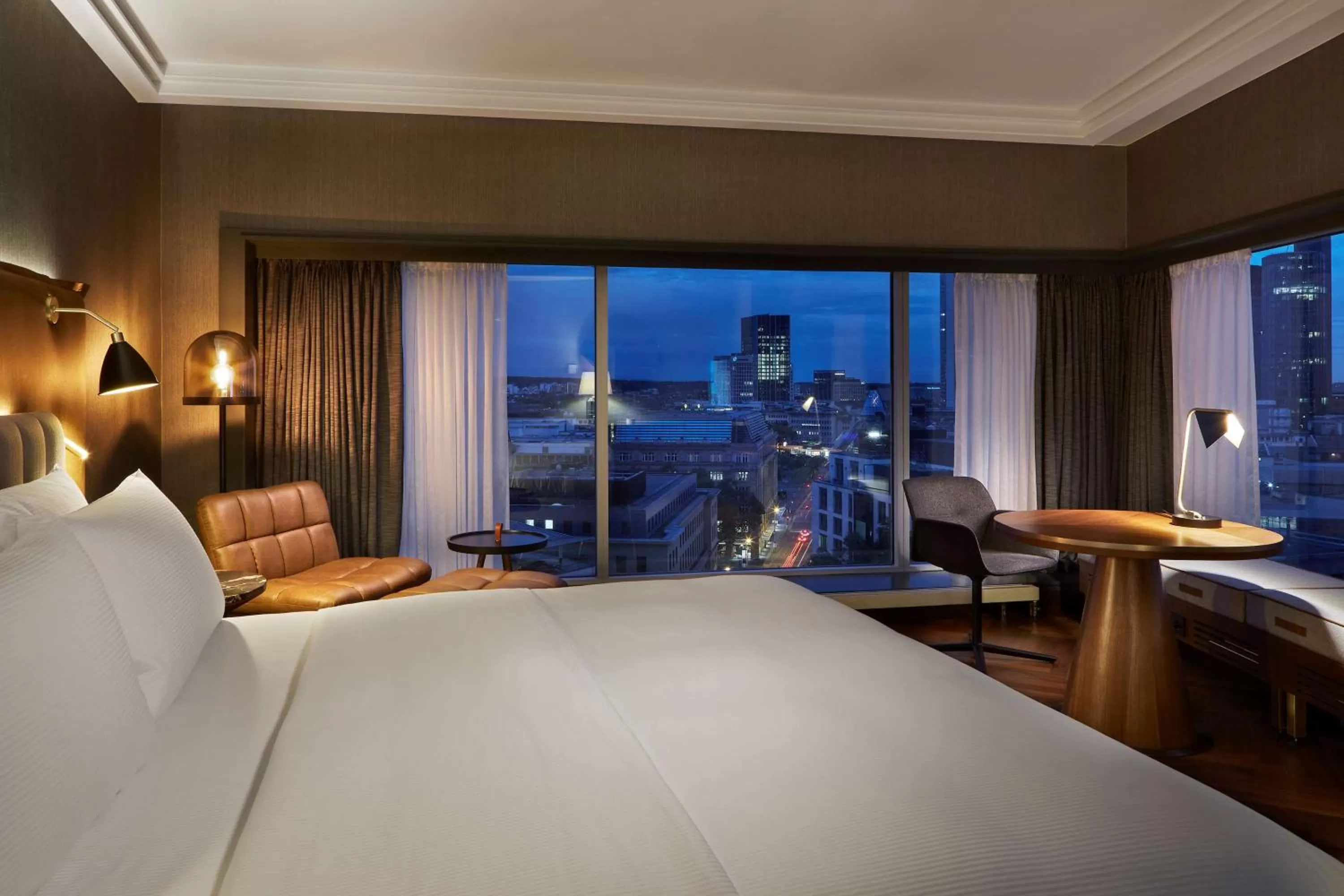 Bed in Hilton Frankfurt City Centre