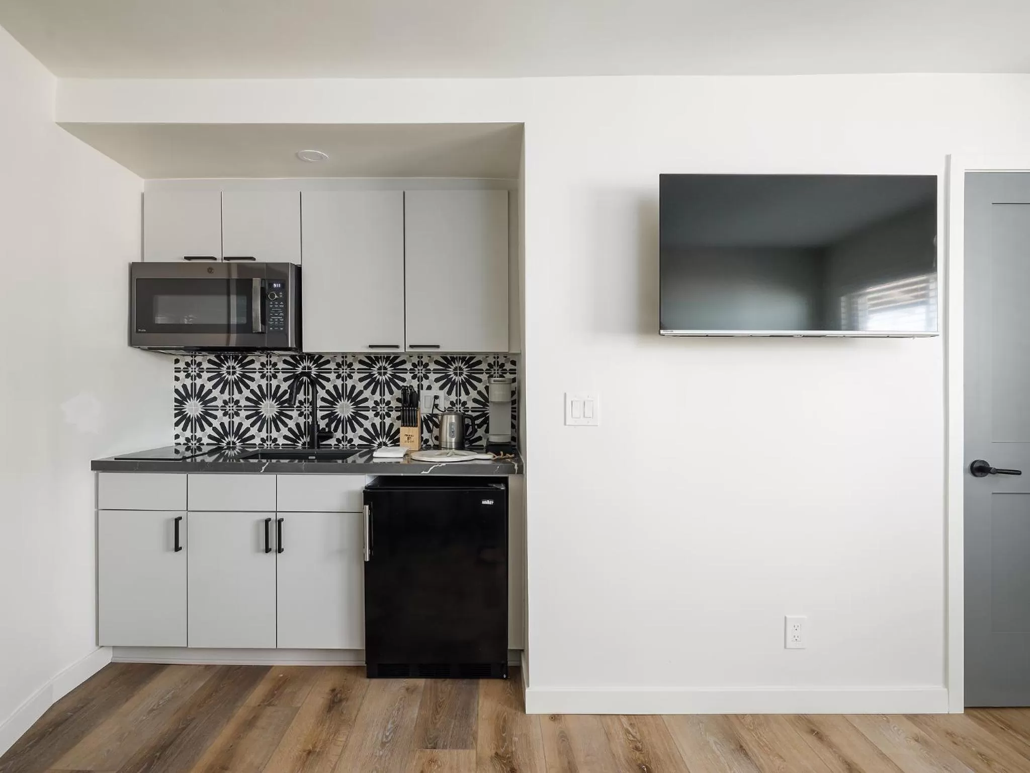 Kitchen or kitchenette in The Marbella