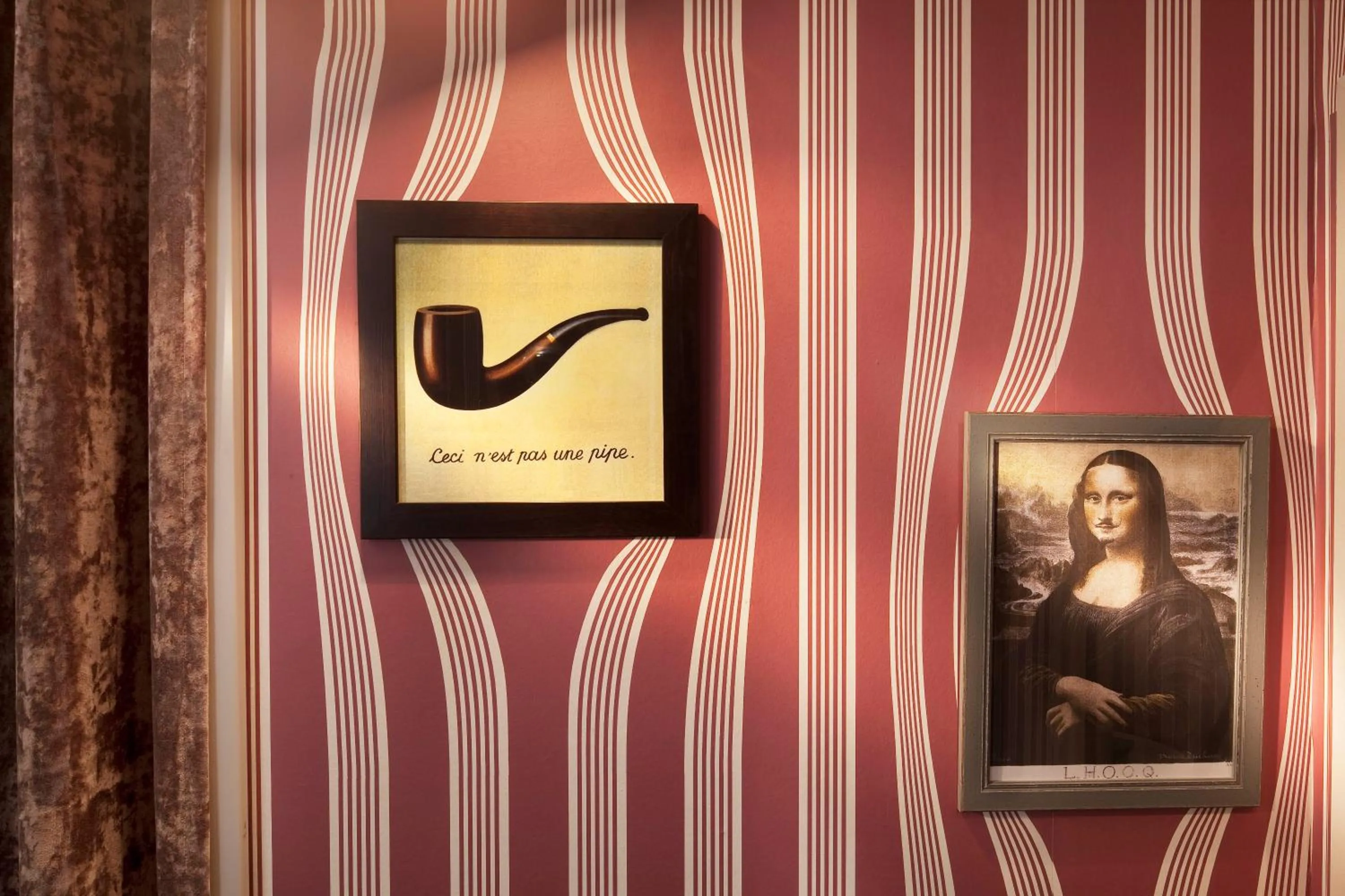 Decorative detail in Georgette Hôtel & Restaurant