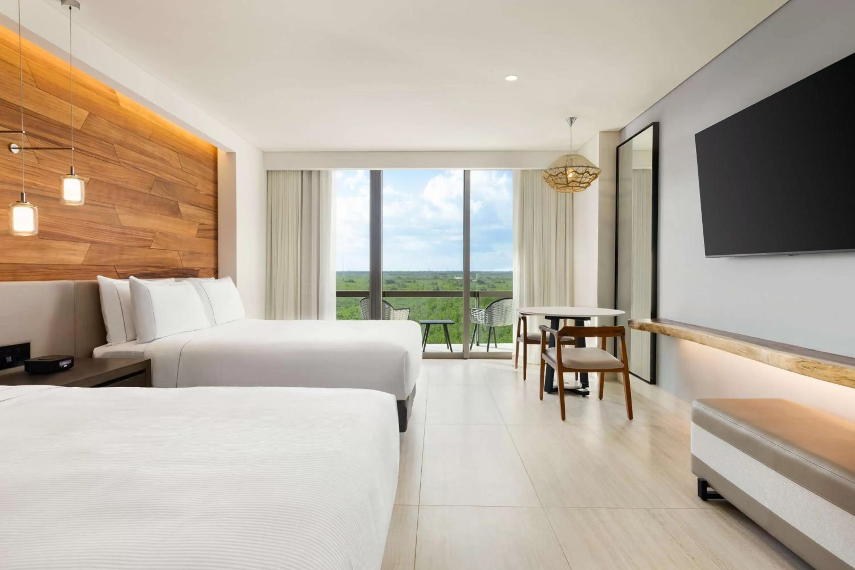 Bedroom, Bed in Hilton Cancun, an All-Inclusive Resort