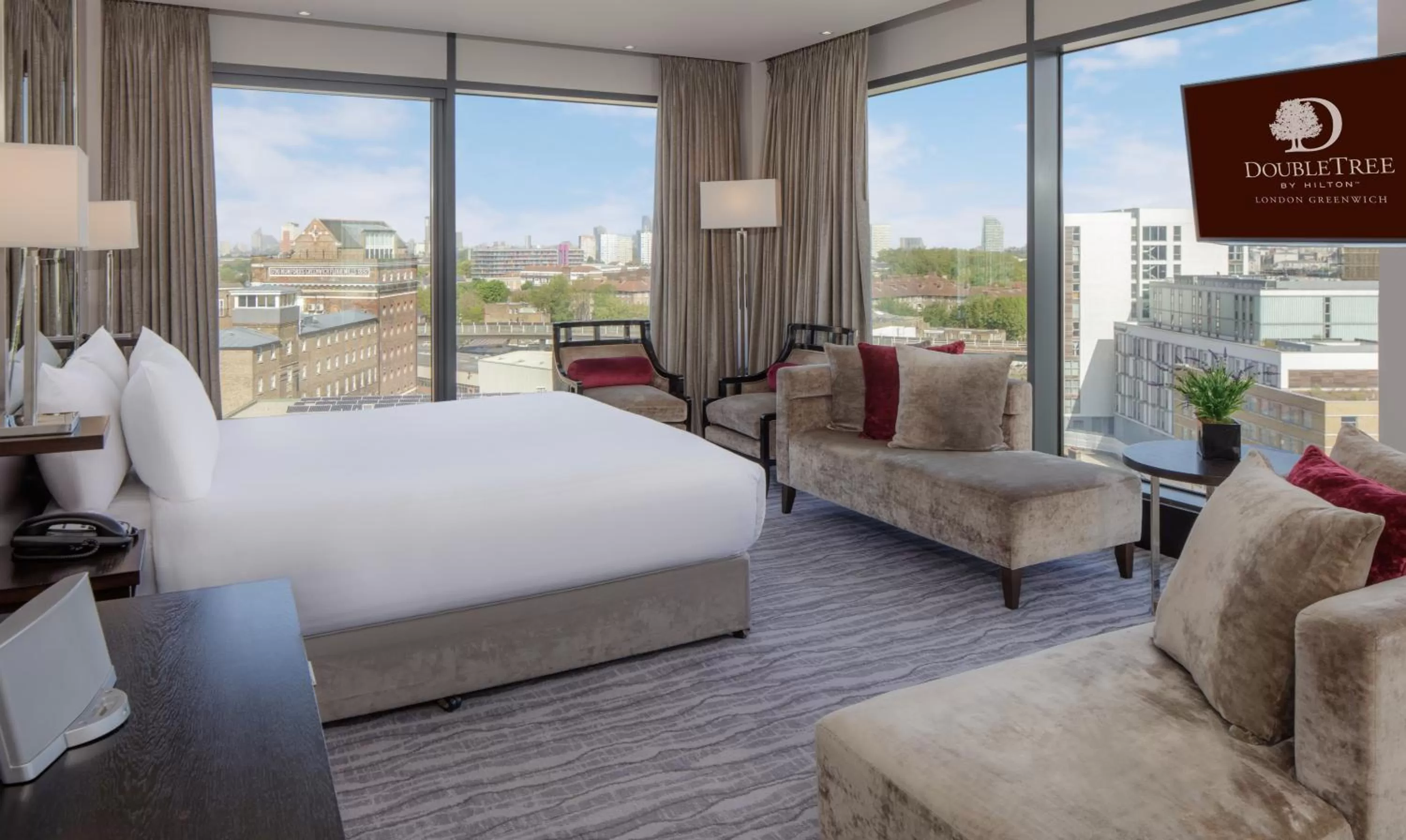 Bedroom, Bed in Doubletree By Hilton London - Greenwich