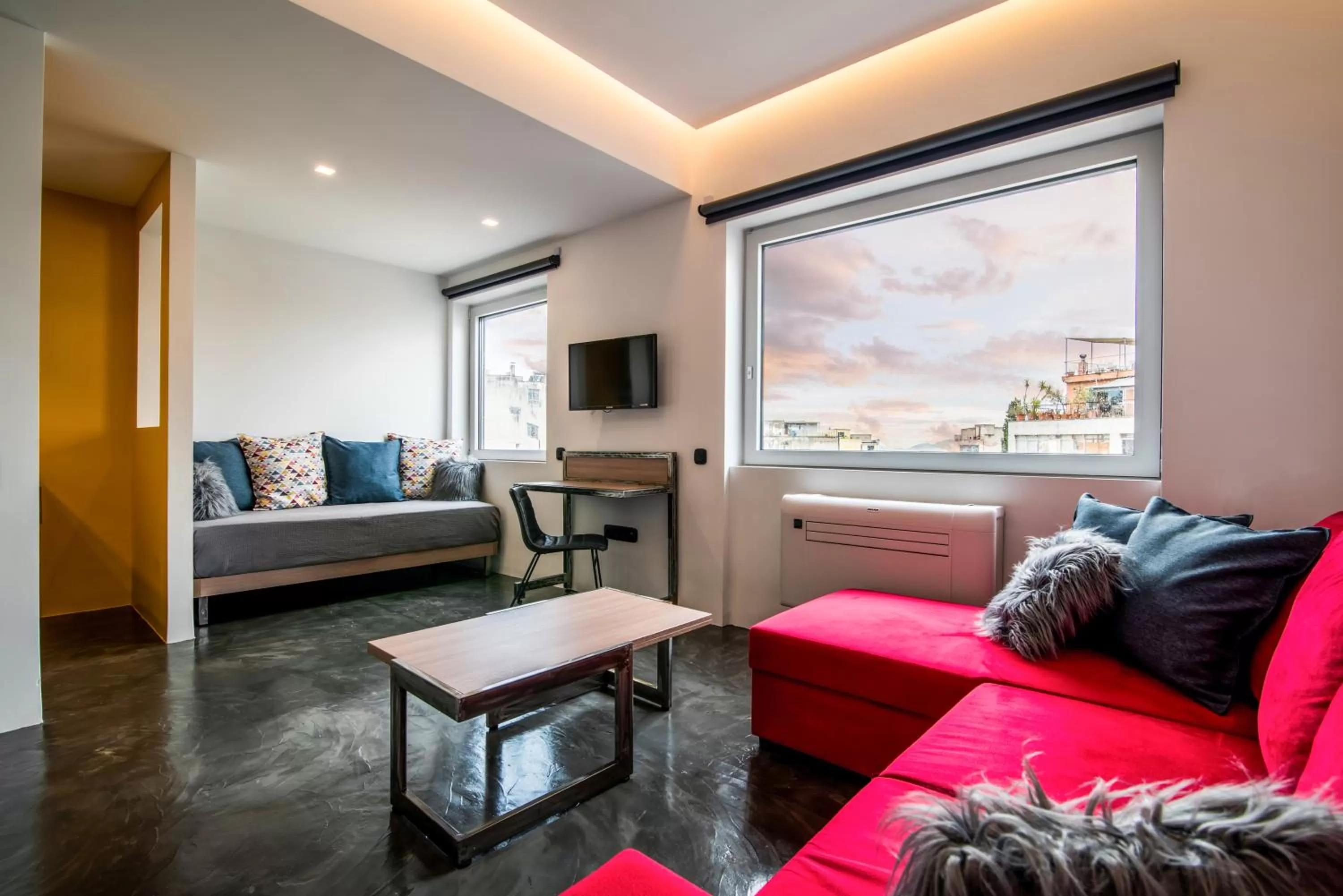 Bed in AthinA STREETAPARTMENTS