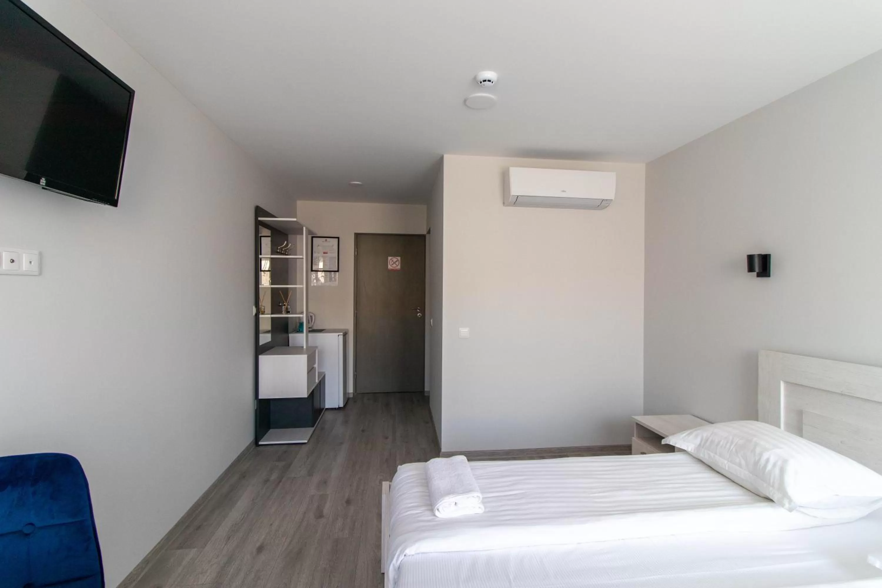 Bed in Dzukija Hotel