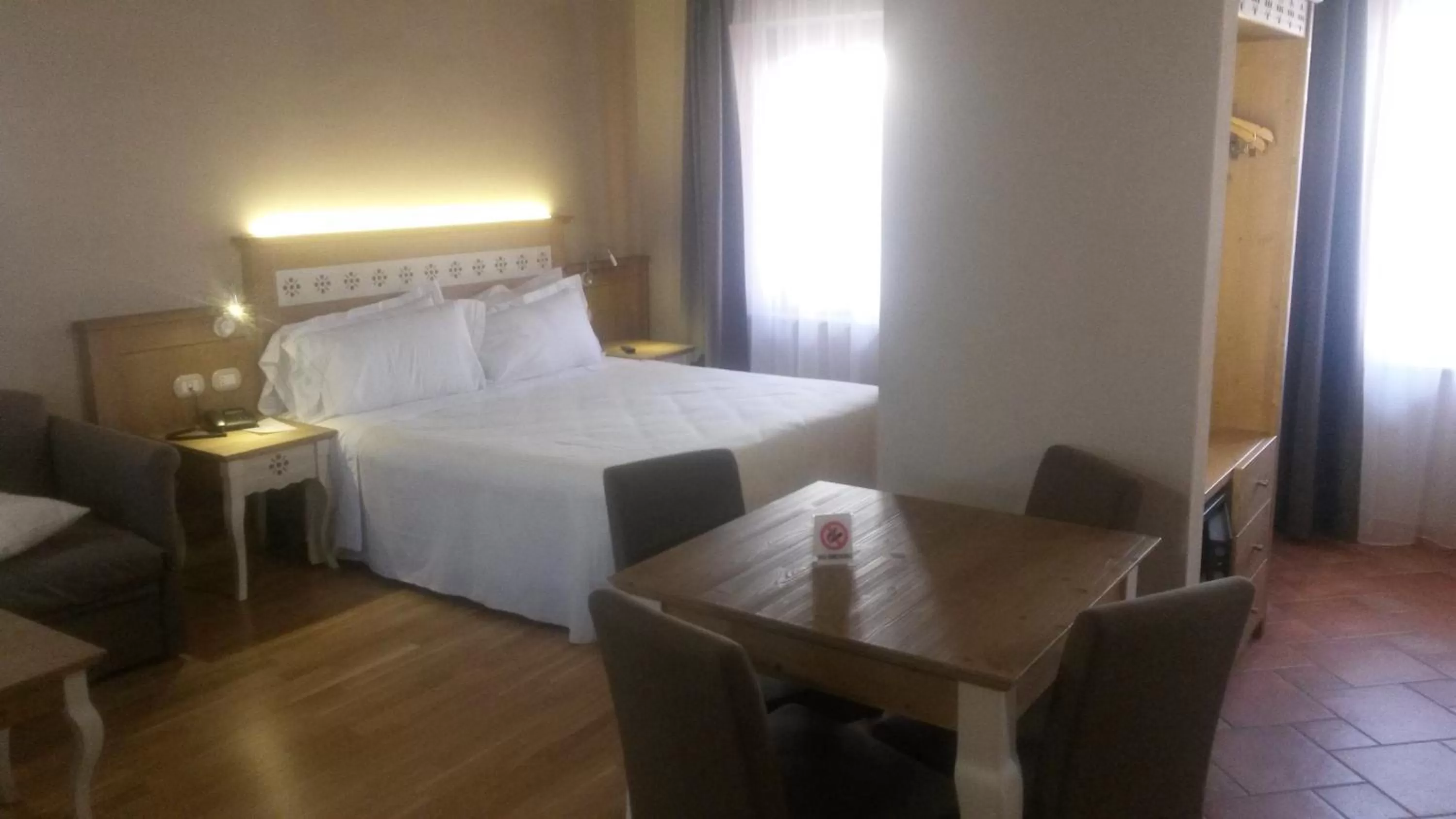 Bed in Hotel Sesmones