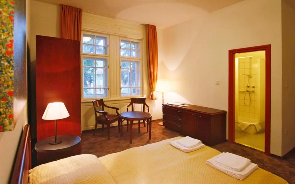 Bedroom, Bed in Partvilla Balatonboglar