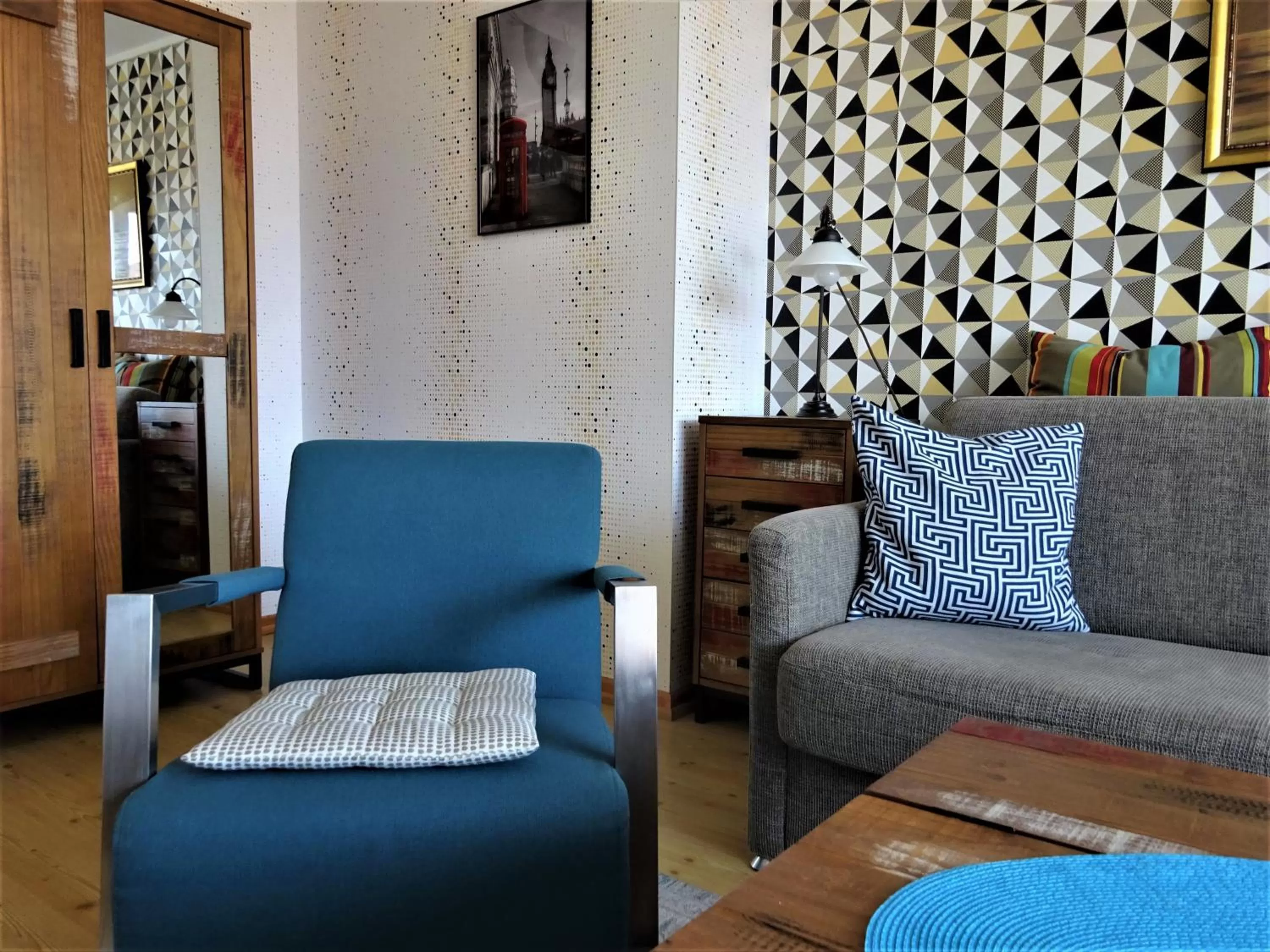 Seating area in Pension Zur Fährbrücke