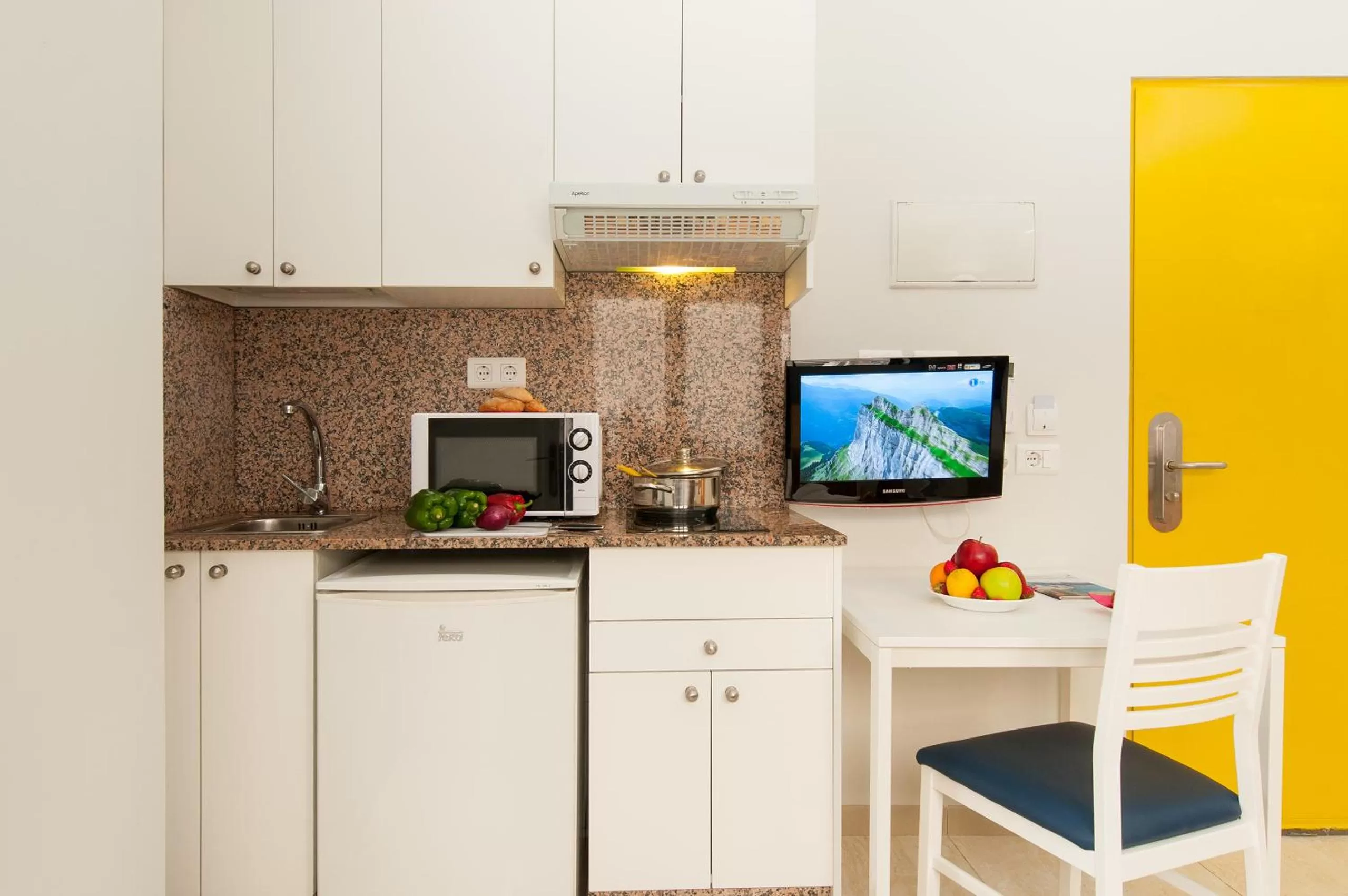 Kitchen or kitchenette in Hotel Apartamento Bajamar