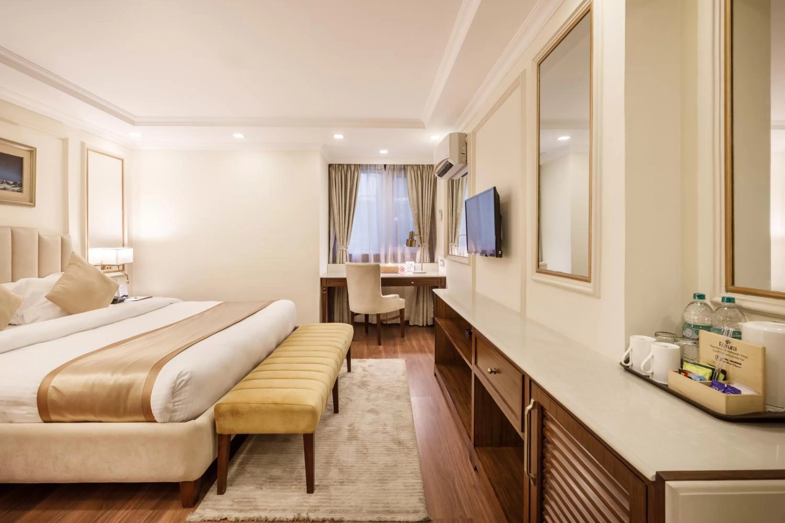 TV and multimedia, Bed in Hotel Shanker-Palatial Heritage Kathmandu